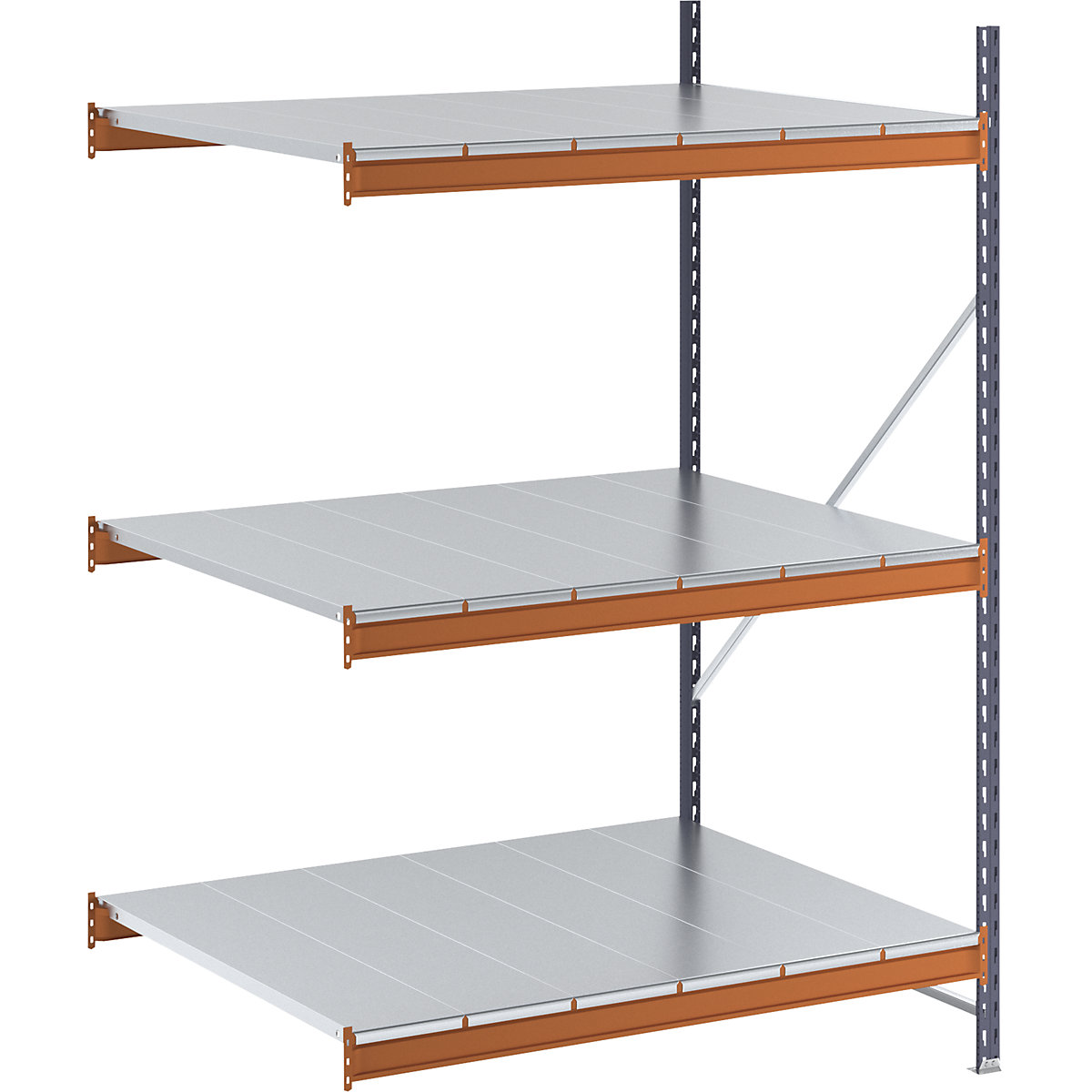 Wide span shelving unit