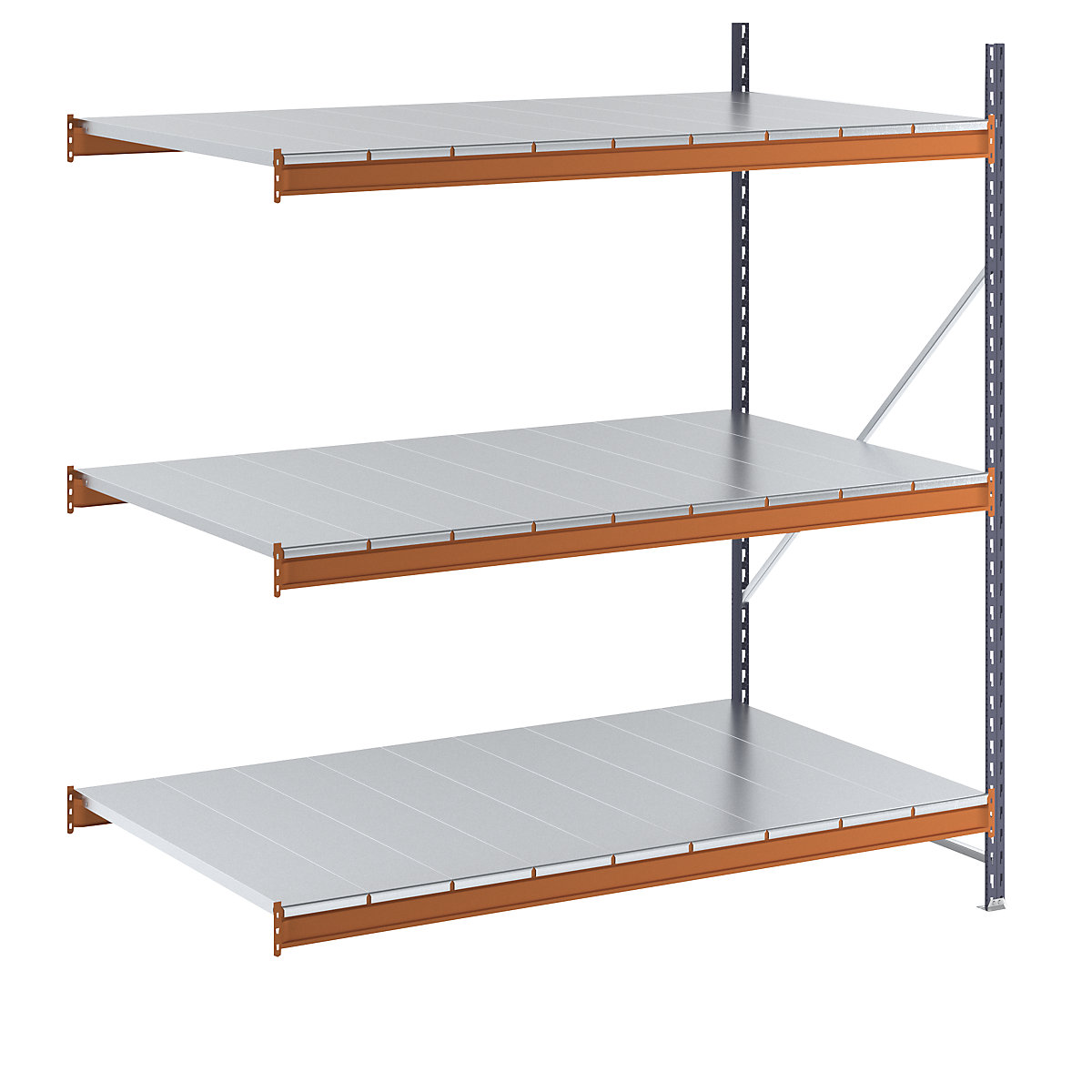 Wide span shelving unit