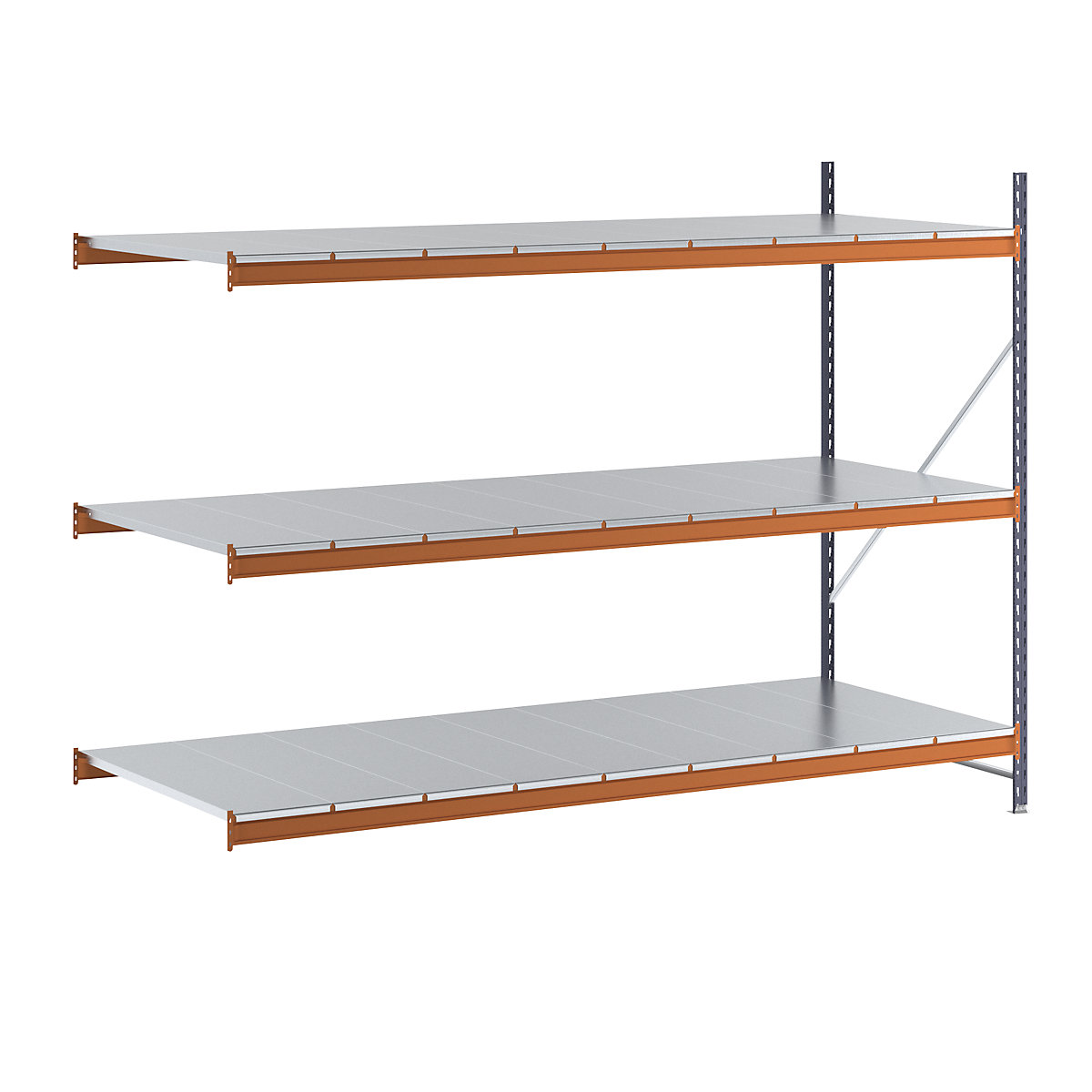 Wide span shelving unit