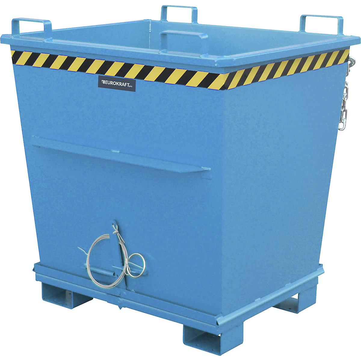 Conical hinged bottom skip - eurokraft pro