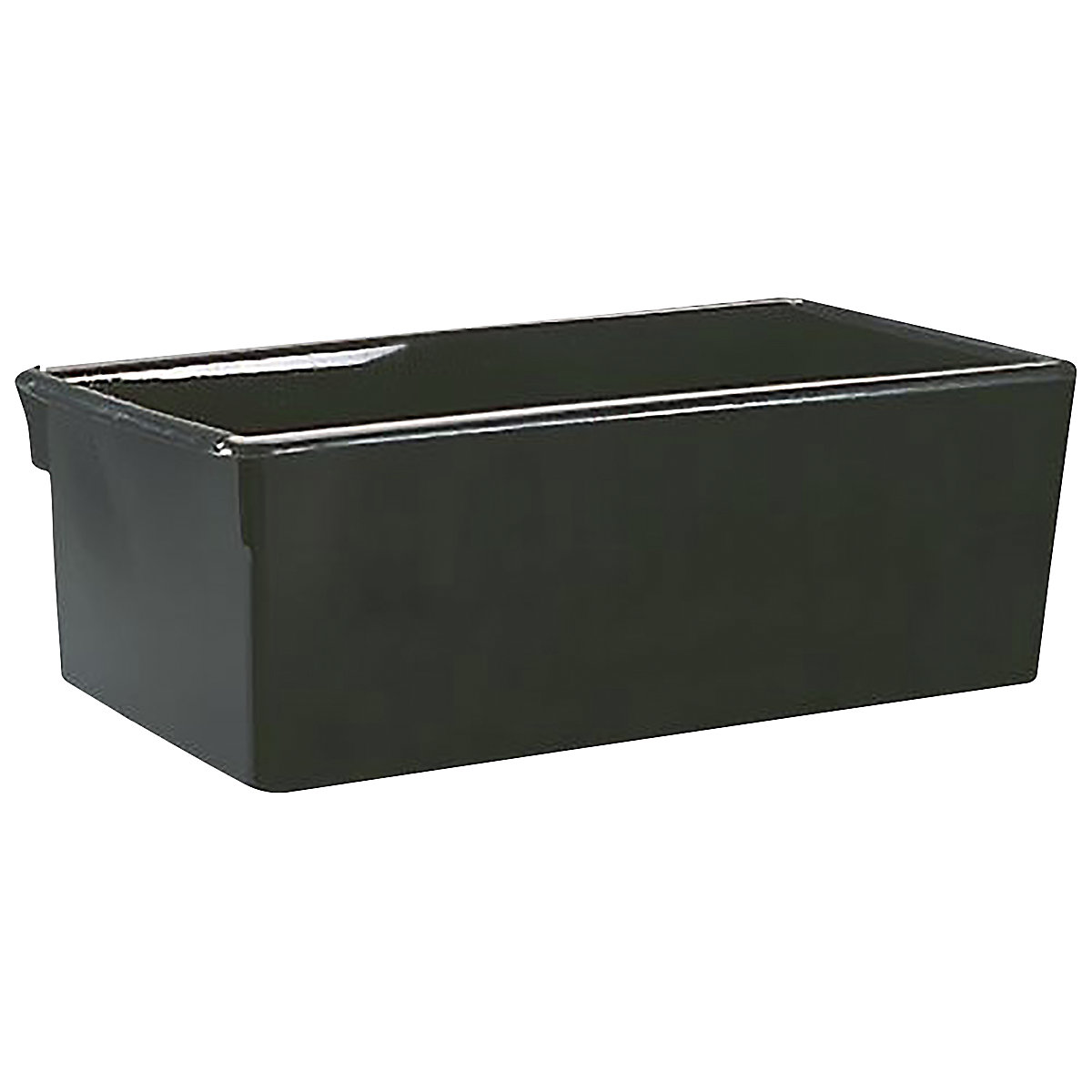 Storage container for order picking trolley