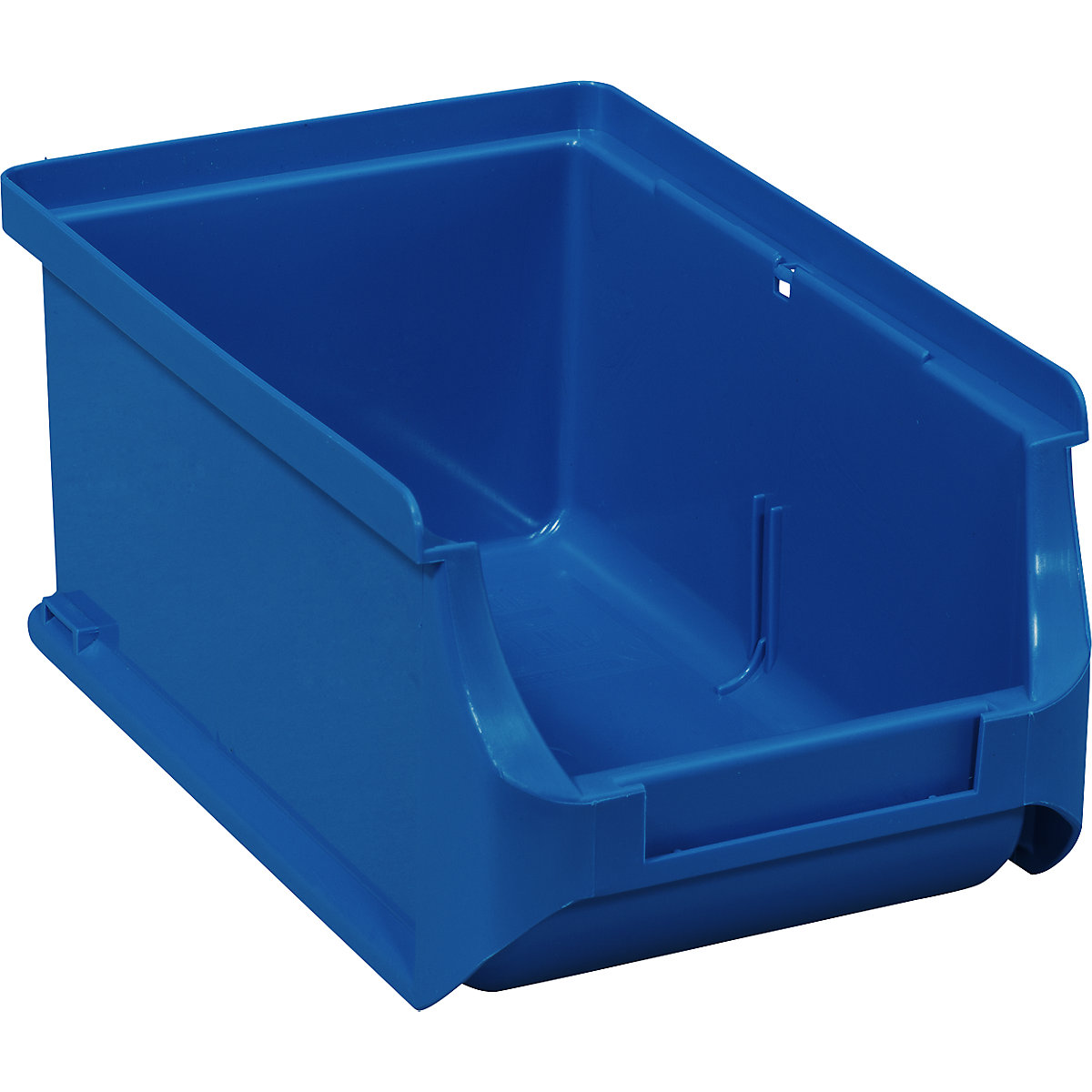 Open fronted storage bin made from 100% recycled PP