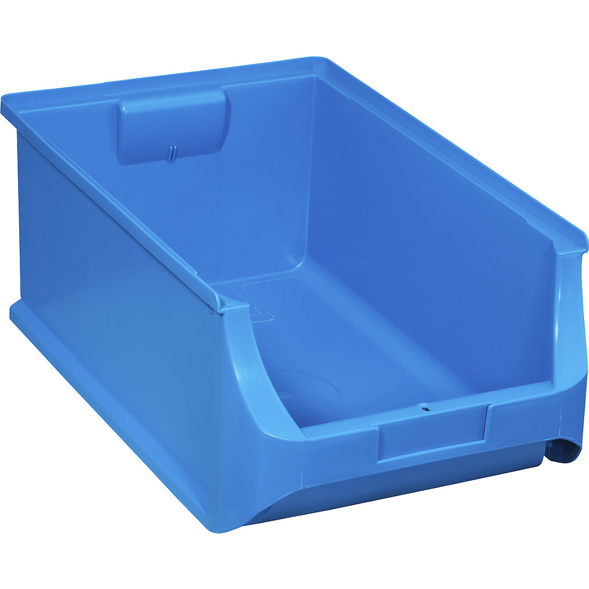 Open fronted storage bin
