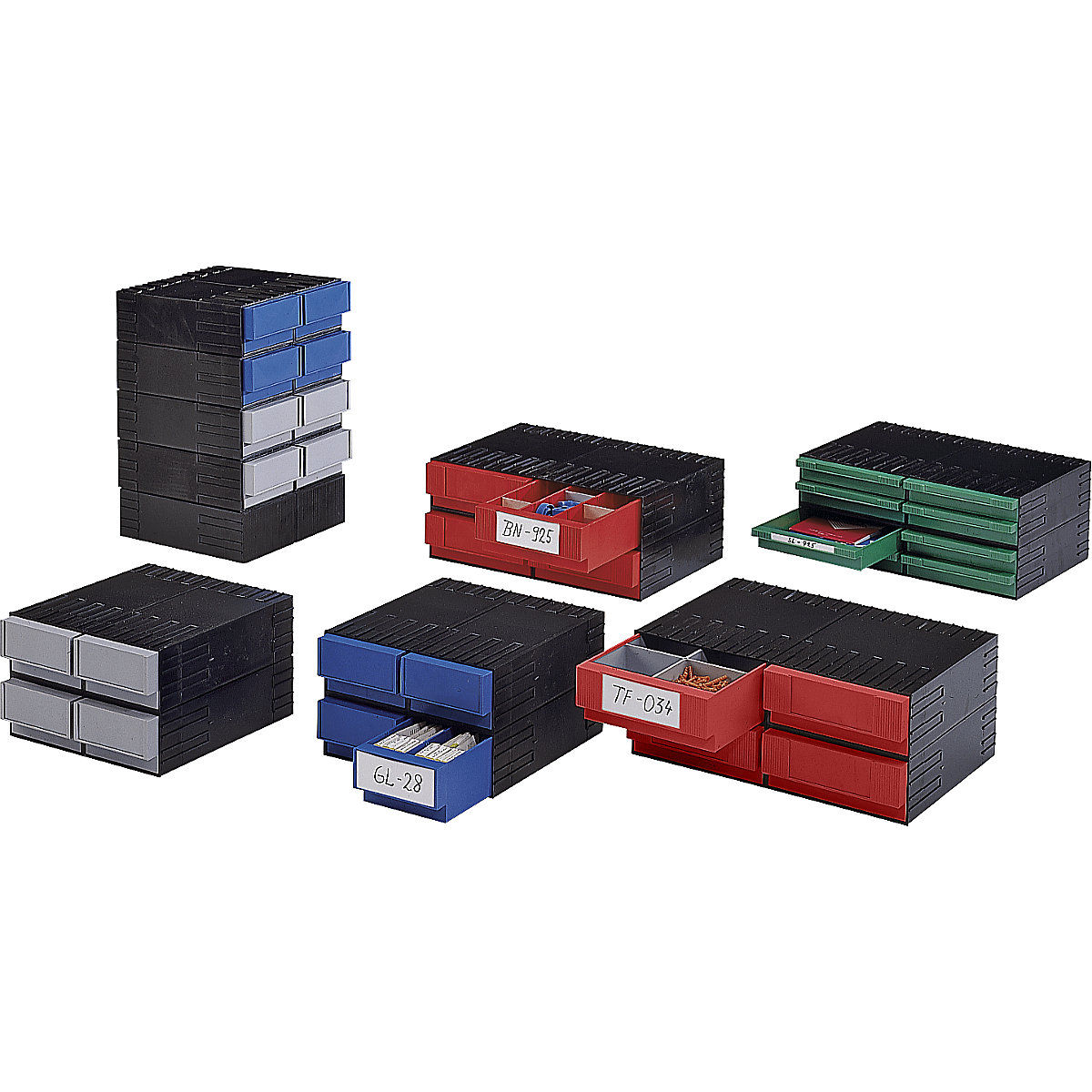 Polystyrene drawer cabinet (Product illustration 2)-1