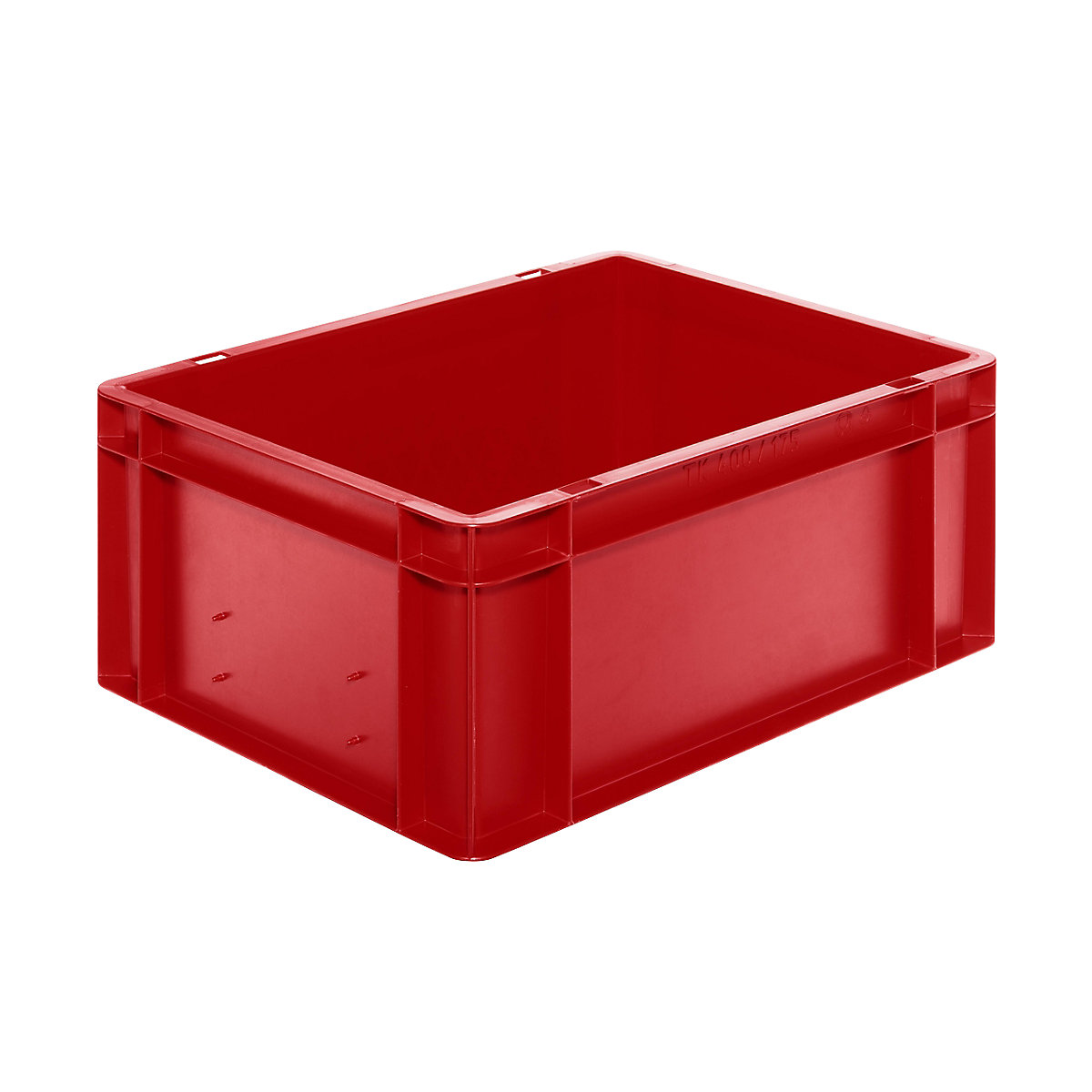 Euro stacking container, closed walls and base