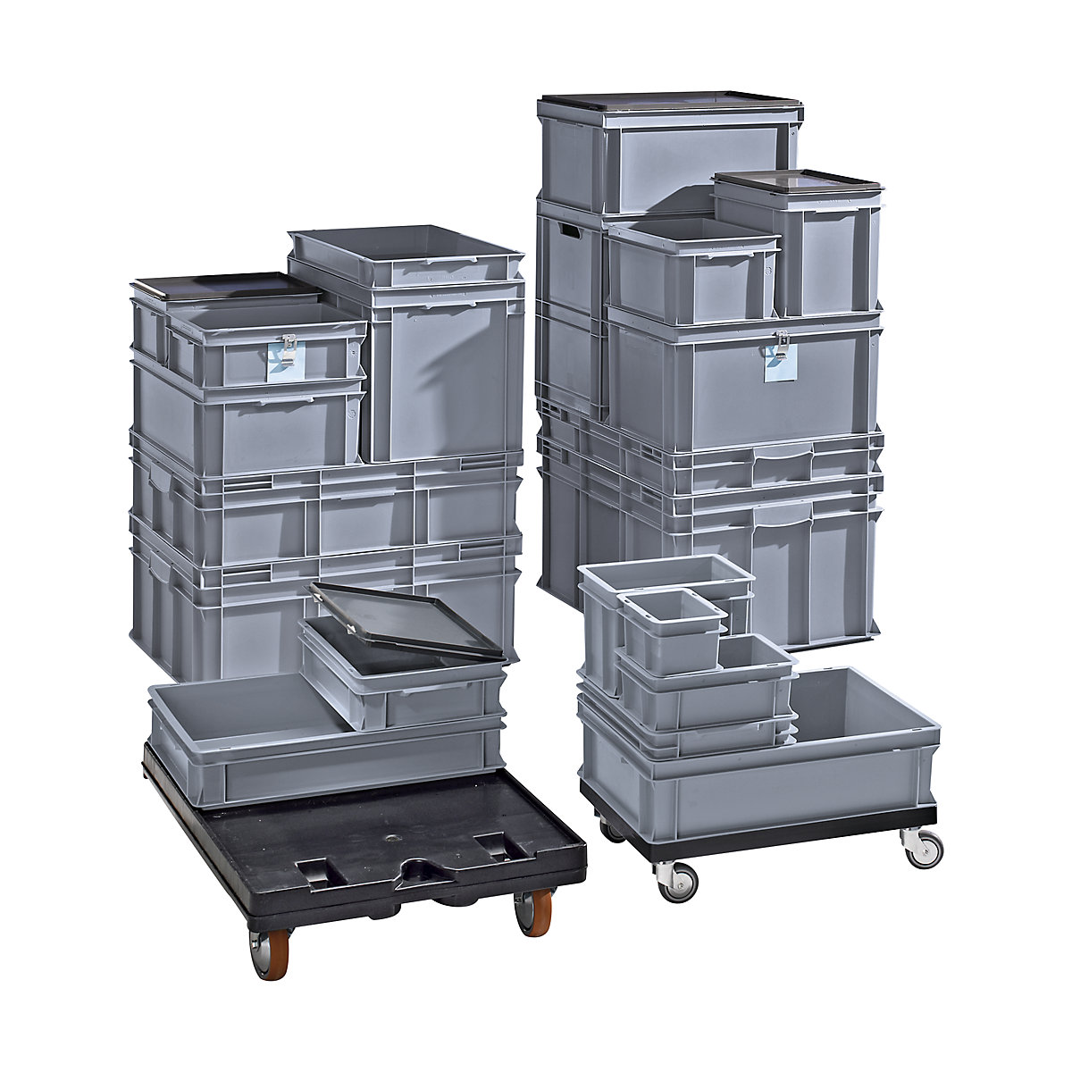 Euro stacking container made of polypropylene (PP) (Product illustration 2)-1