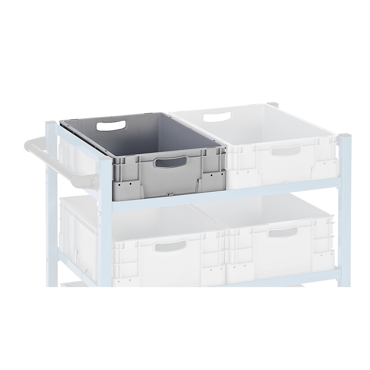 Industrial container made of polypropylene