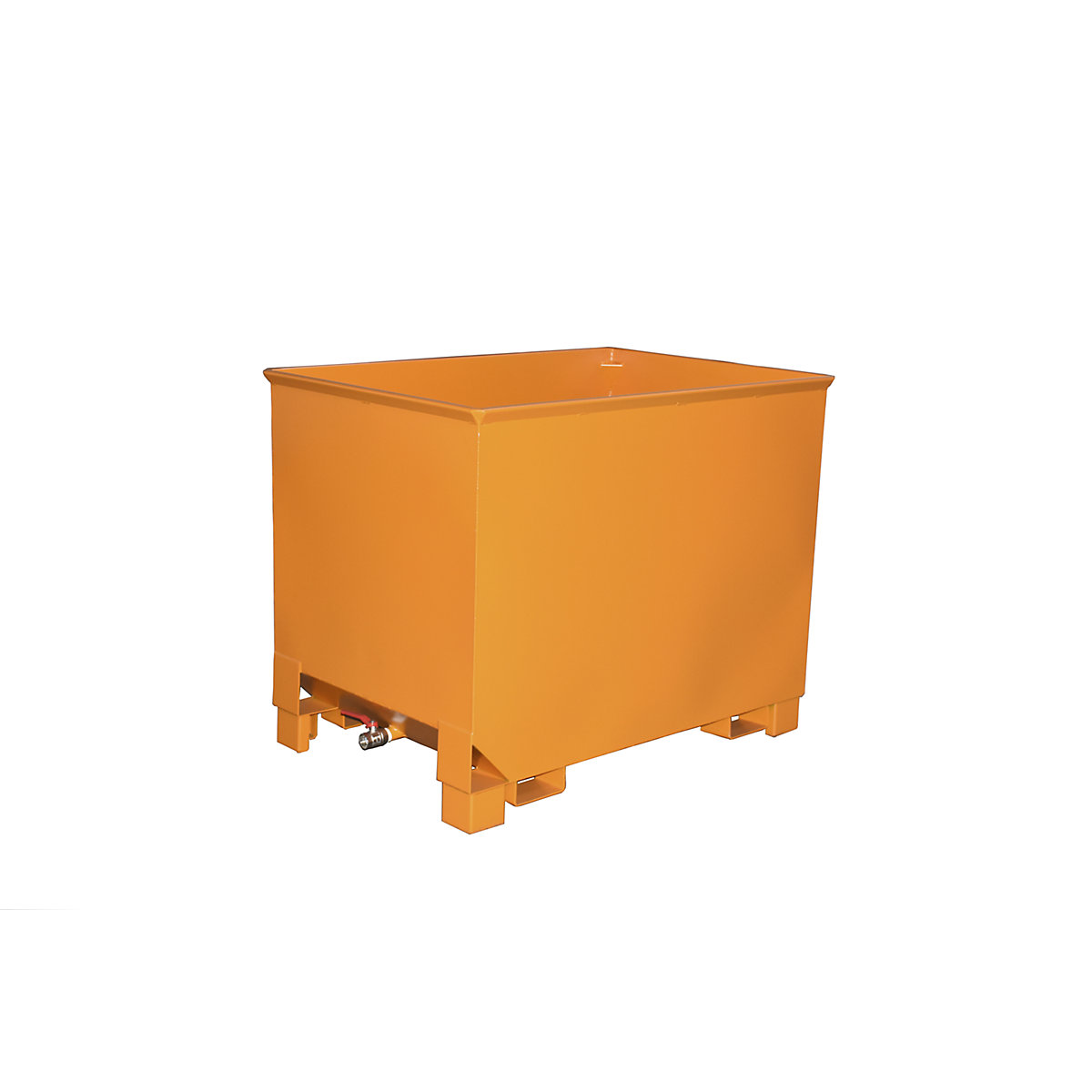 CS metal swarf collection container for tugger trains – eurokraft pro (Product illustration 2)-1