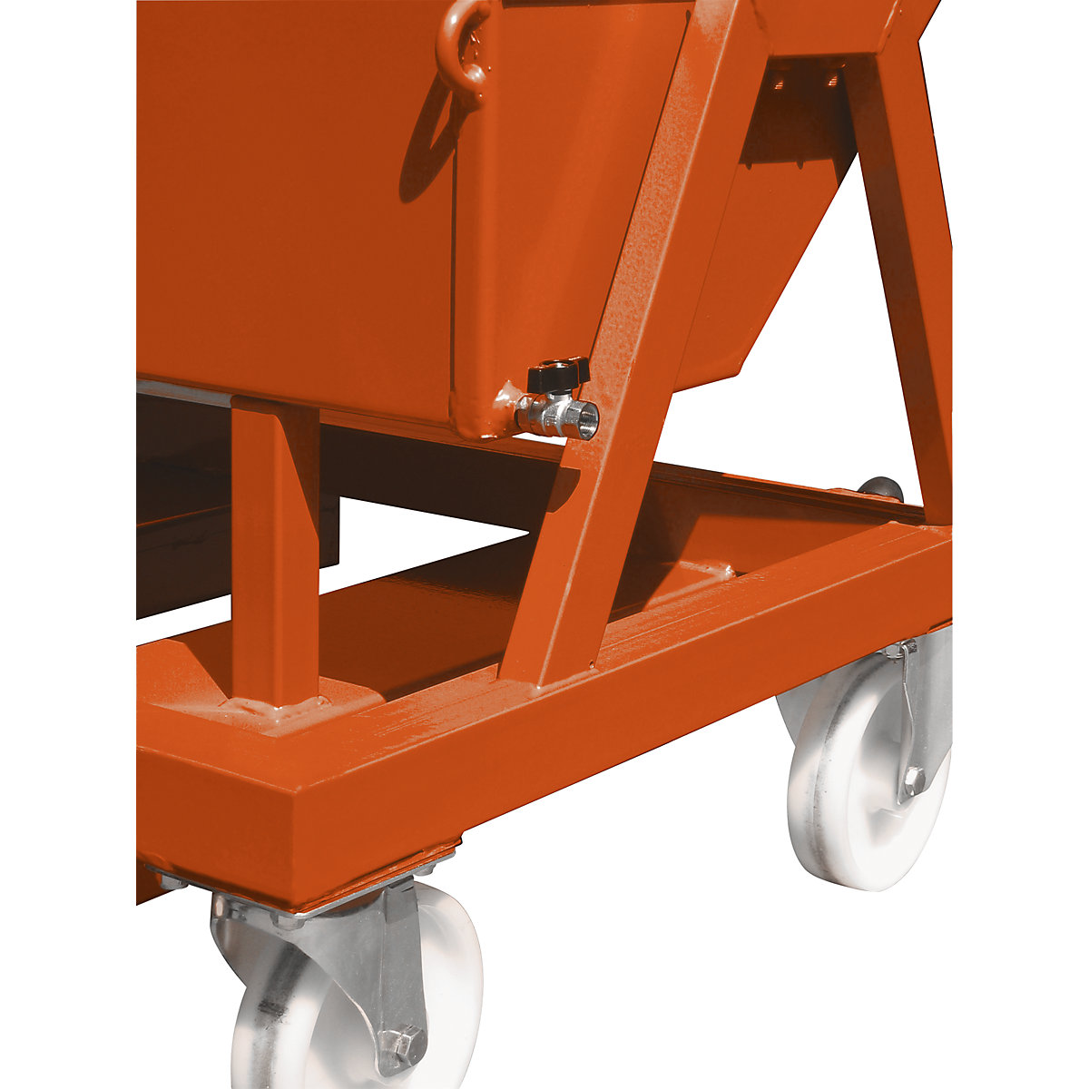 Mobile tilting skip with tilting mechanism (Product illustration 3)-2