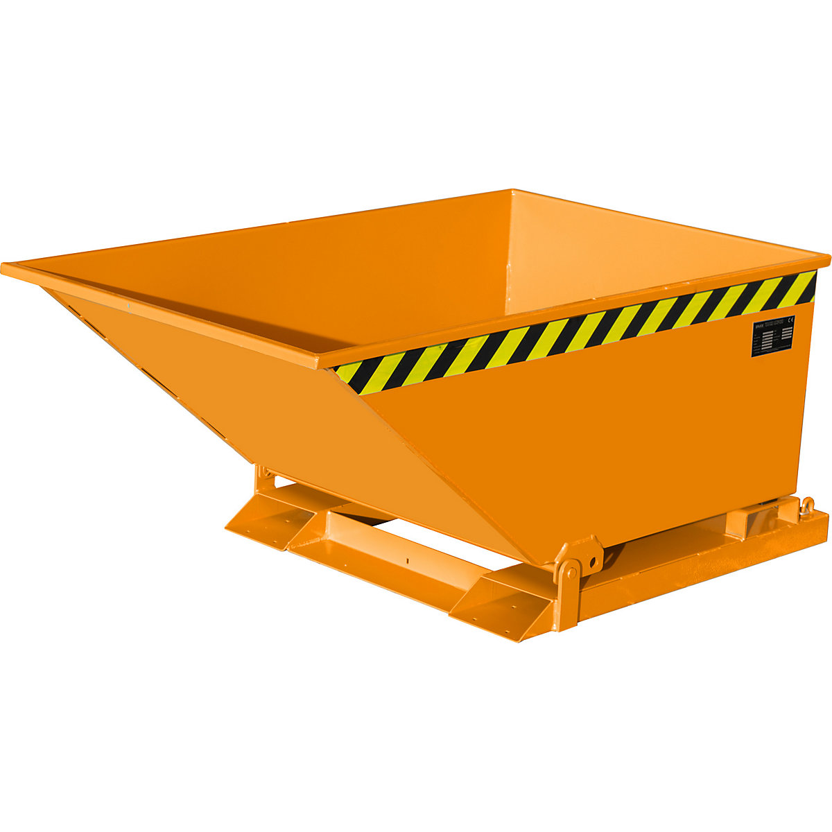 Tilting skip for metal swarf, low profile design – eurokraft pro (Product illustration 9)-8