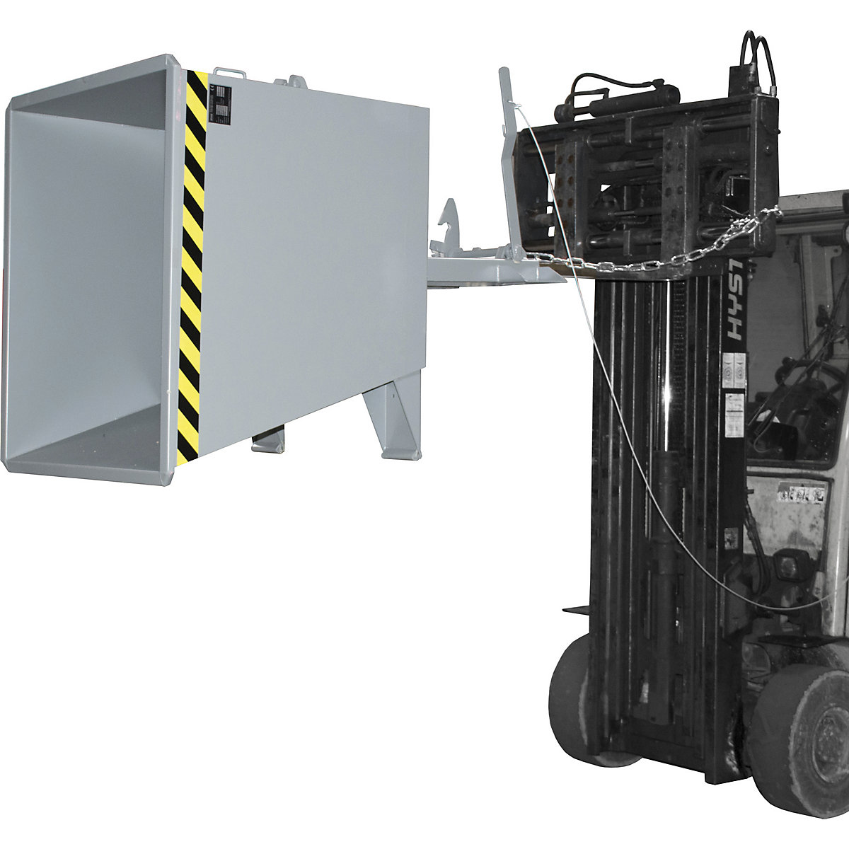 Tilting skip for tugger trains – eurokraft pro (Product illustration 2)-1