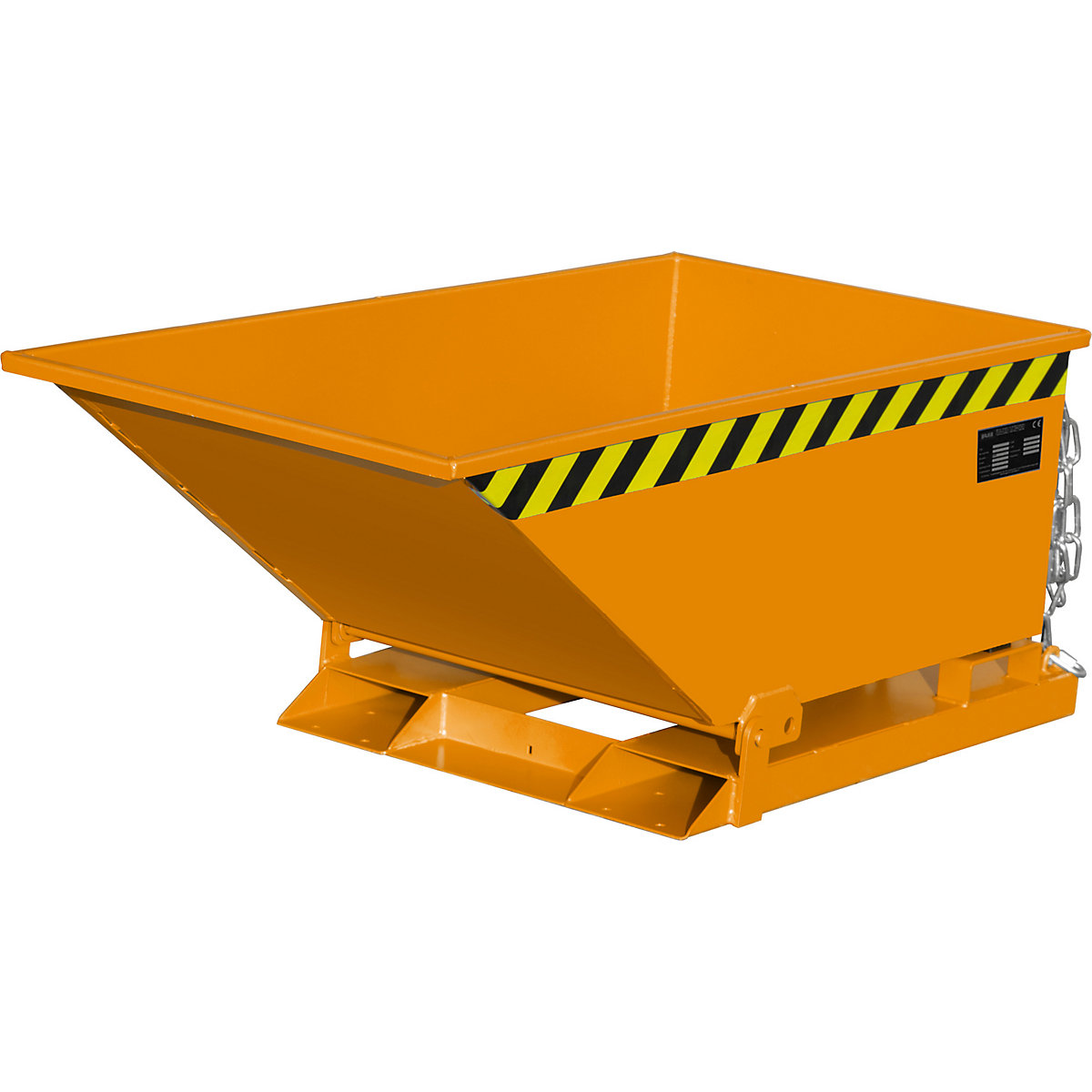 Tilting skip with tilting mechanism – eurokraft pro (Product illustration 7)-6