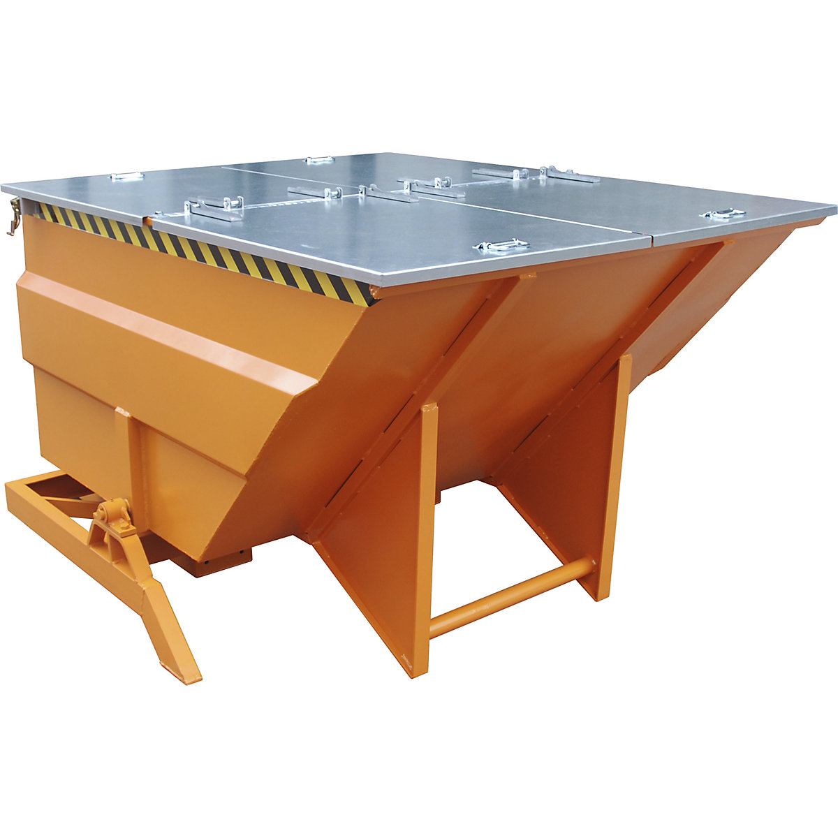 XXL tilting skip with positioning aid – eurokraft pro (Product illustration 2)-1