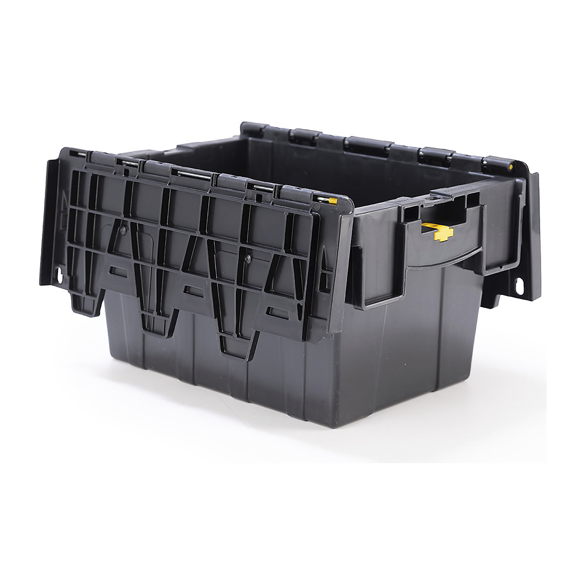 BiGDUG Essentials Recycled Plastic Black Attached Lid Containers (Product illustration 6)-5