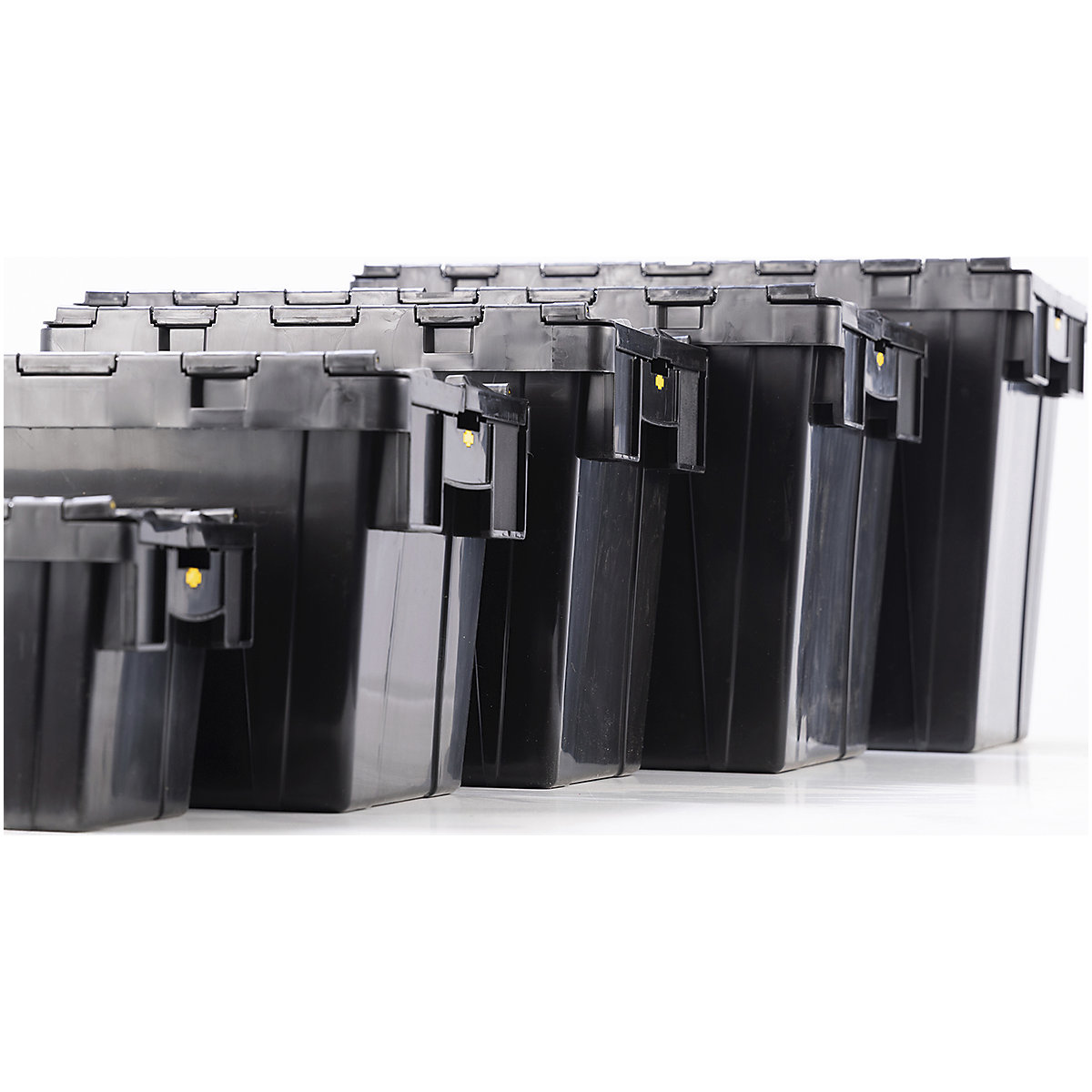 BiGDUG Essentials Recycled Plastic Black Attached Lid Containers (Product illustration 10)-9