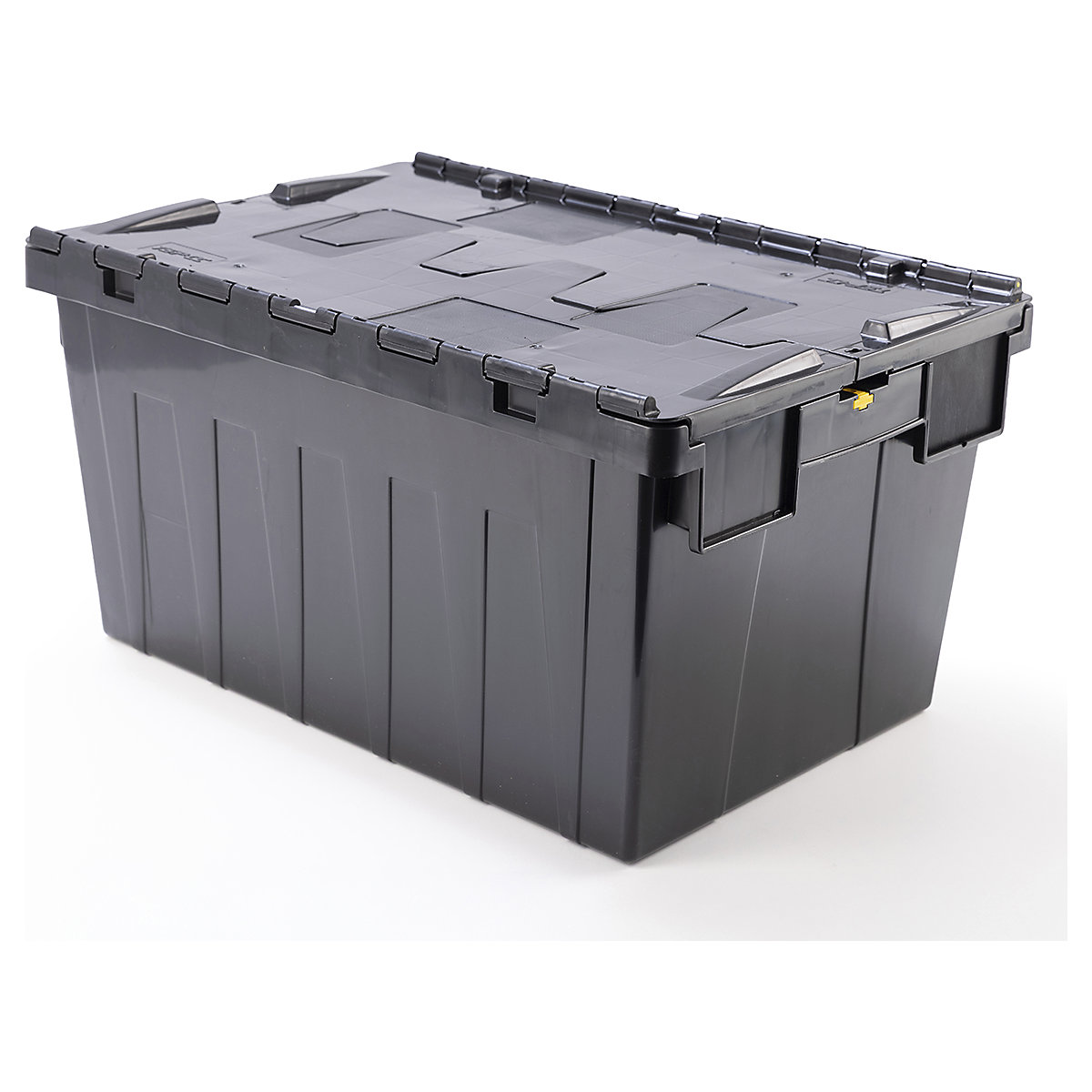 BiGDUG Essentials Recycled Plastic Black Attached Lid Containers, BiGDUG Essentials Recycled Plastic Black Attached Lid Containers, BiGDUG Essentials Recycled Plastic Black Attached Lid Container | 52 Litre Capacity | 315h x 400w x 600d mm-8