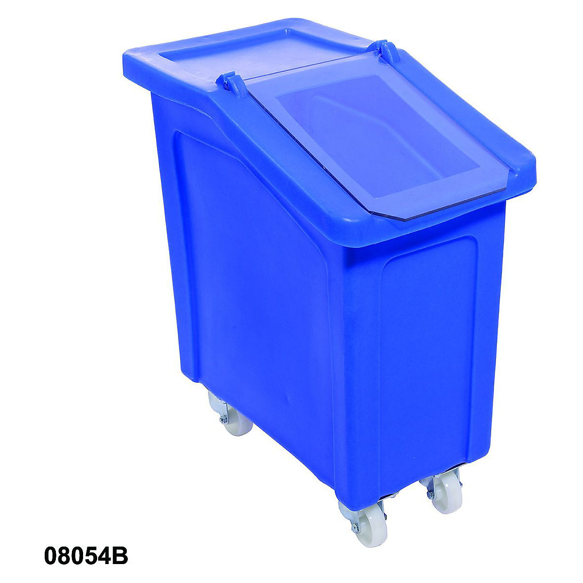 Mobile Ingredient Bins, Mobile Ingredient Bins, Mobile Ingredients Bins 740h x 590w x 290d mm (Internal: 600h x 510w x 200d mm) 65 Litre Blue-0