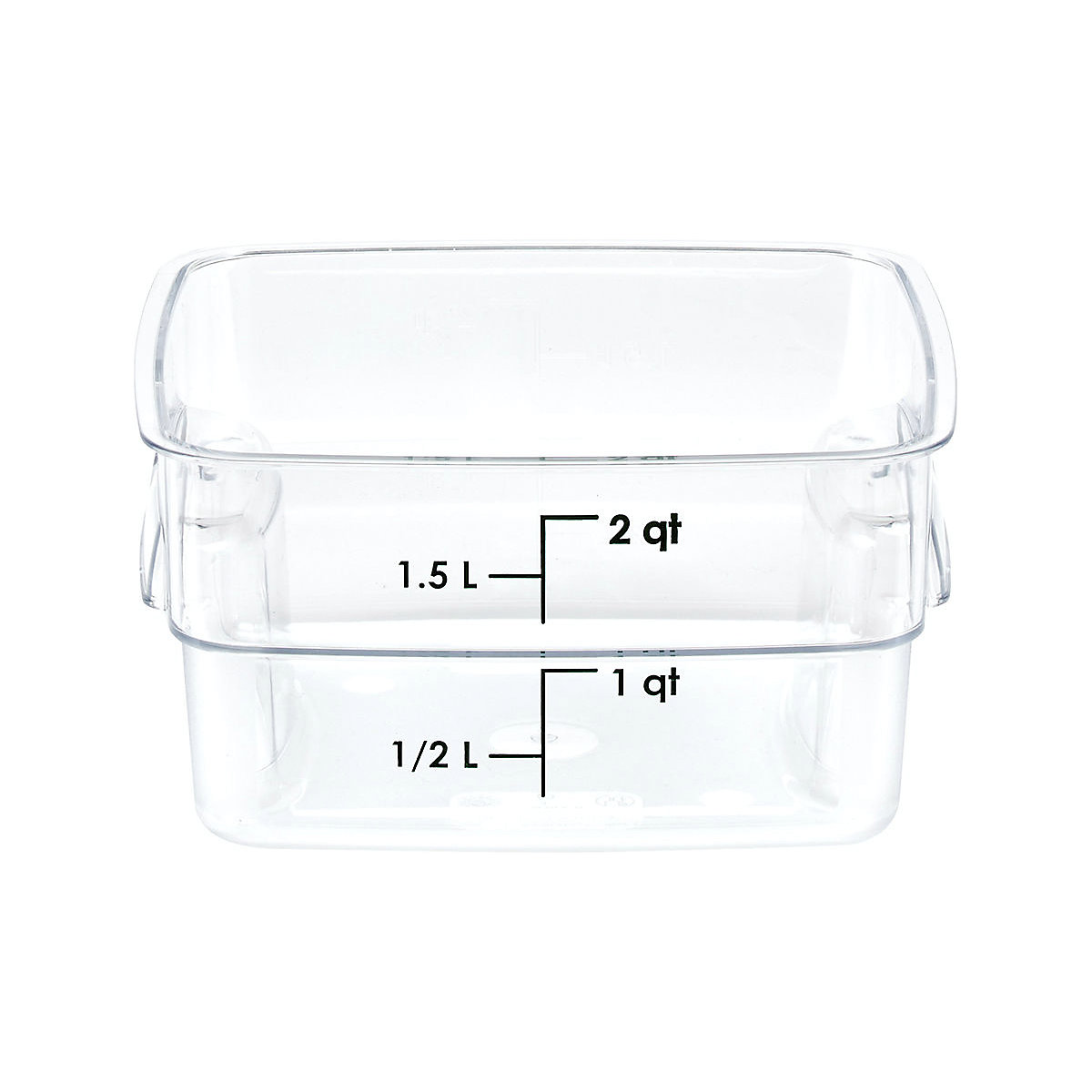Cambro FreshPro Camwear CamSquares, Cambro FreshPro Camwear CamSquares, Cambro FreshPro Camwear CamSquare | 98h x 191w x 191d mm | 1.9L-1