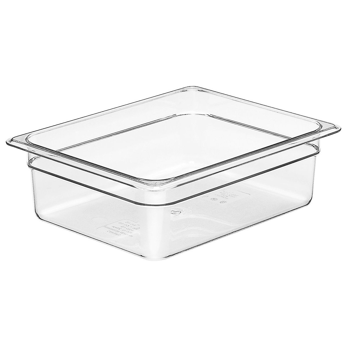 Cambro Clear Polycarbonate Gastronorms, Cambro Clear Polycarbonate Gastronorms, Cambro Clear Polycarbonate Gastronorm | 1/2 GN | 100mm Deep | 325l x 265w mm-1