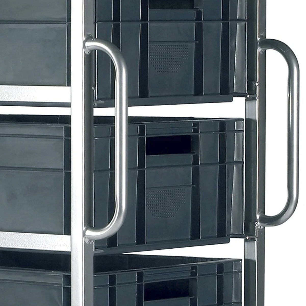 6 Tier Euro Container Trolley To Suit Up To 200mm High Containers (Product illustration 2)-1