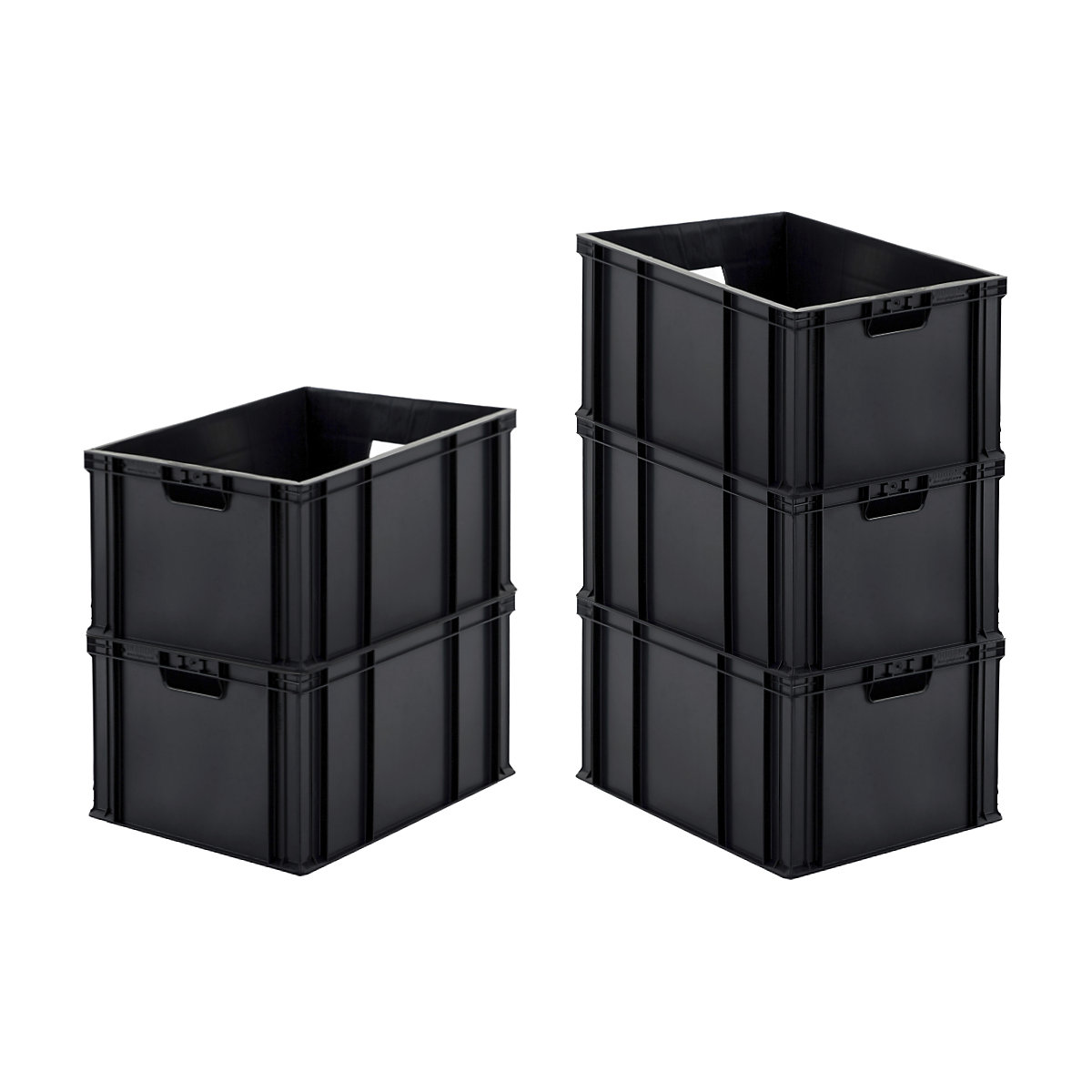 BiGDUG Essentials 5x Recycled Euro Stacking Box Mega Deal (Product illustration 2)-1