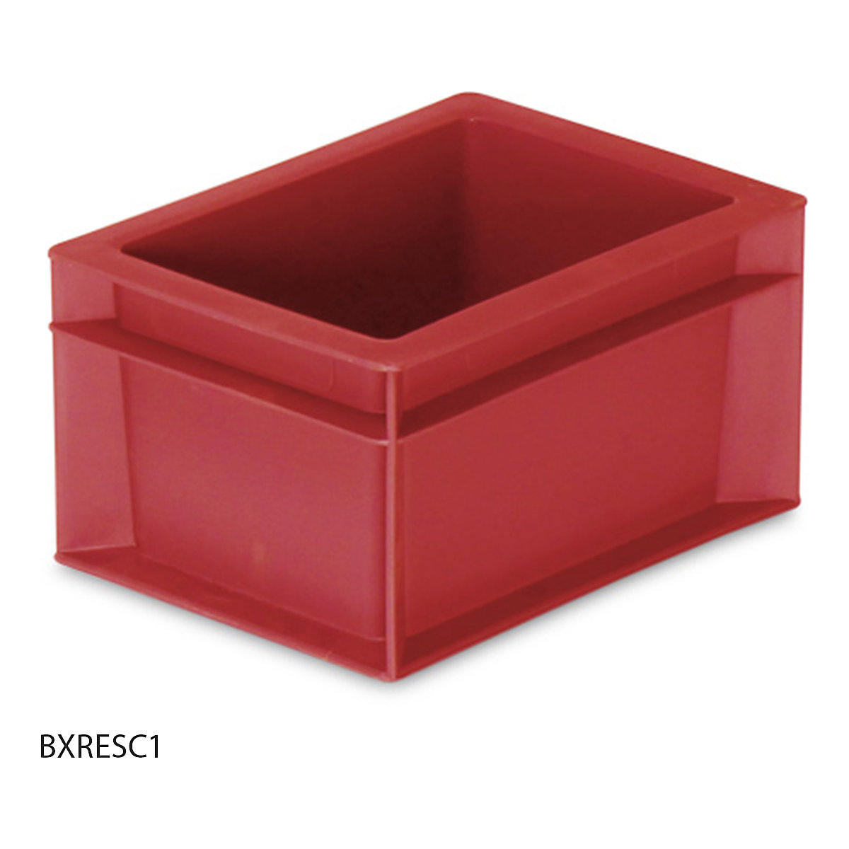 Red Euro Stacking Containers (Product illustration 3)-2
