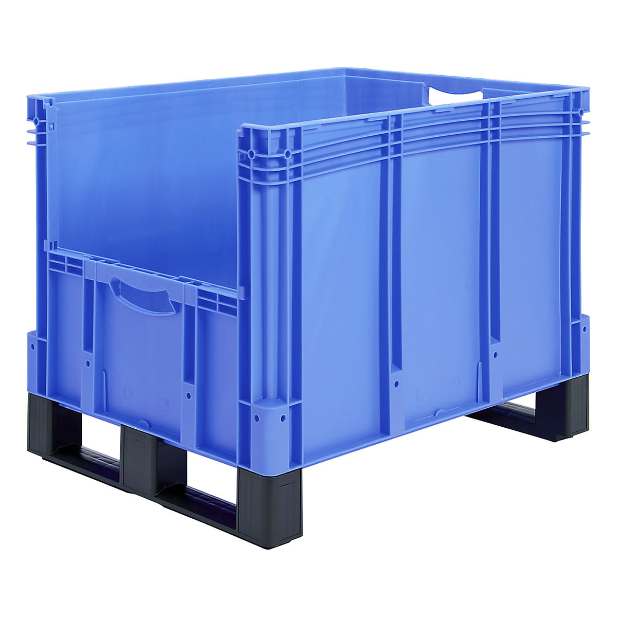 XL Open-Sided Euro Stacking Containers with Skids