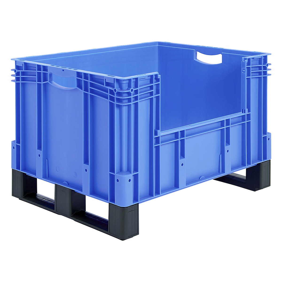 XL Open-Sided Euro Stacking Containers with Skids