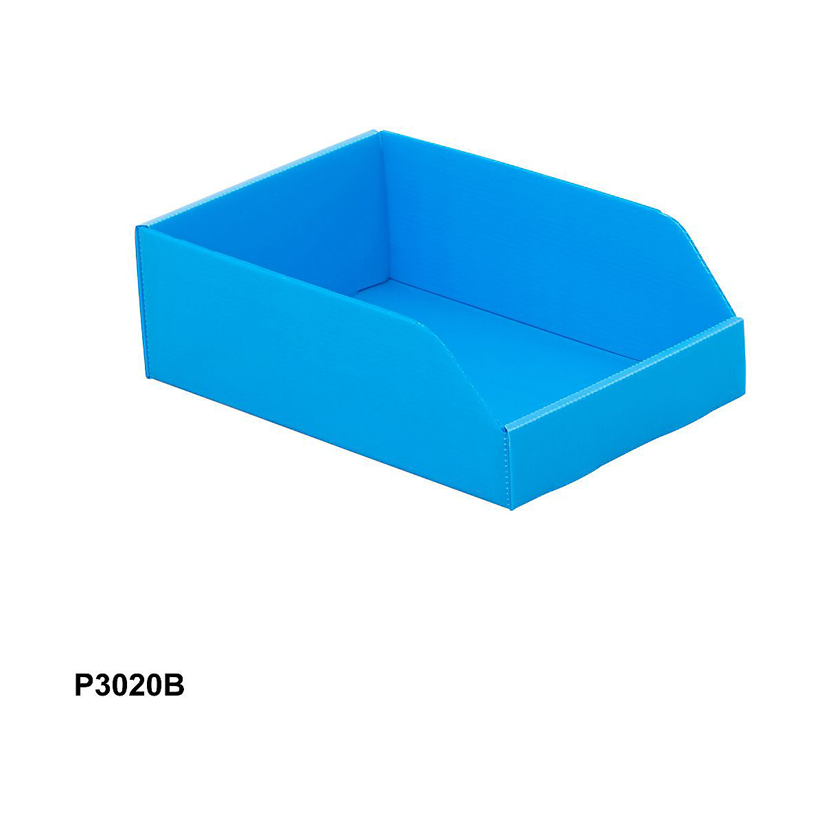 Correx Plastic Parts Bins, Correx Plastic Parts Bins, Correx® Plastic Parts Bins | 100h x 200w x 300d mm | Pack Of 25 | Blue-3
