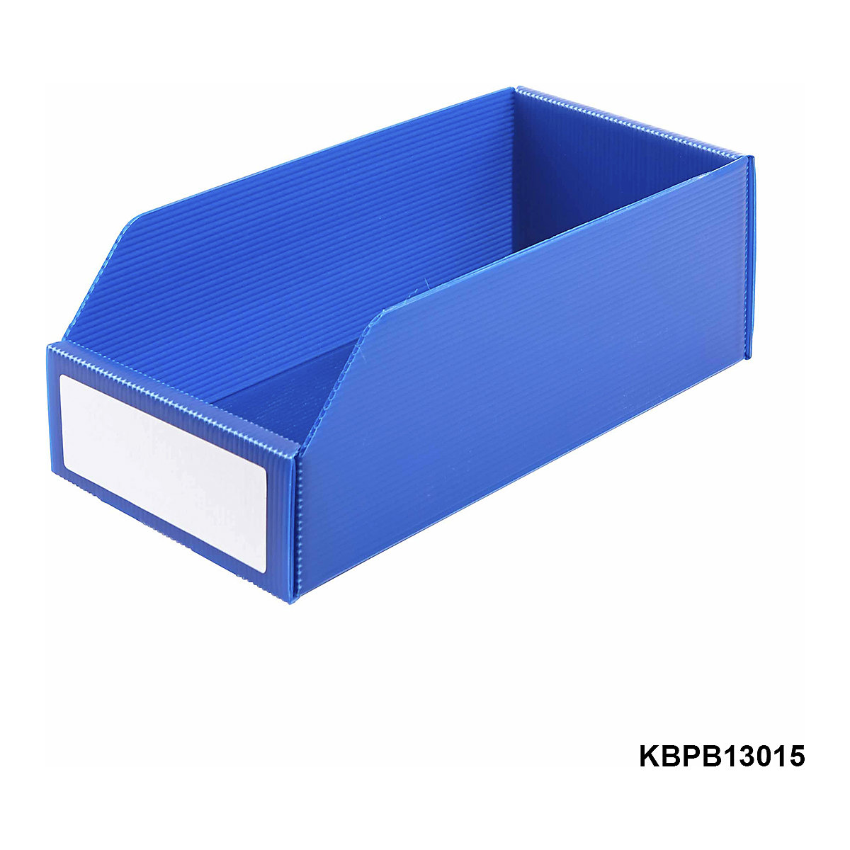 K-Bins Flat Pack Corrugated Plastic Parts Bins Blue (Product illustration 5)-4