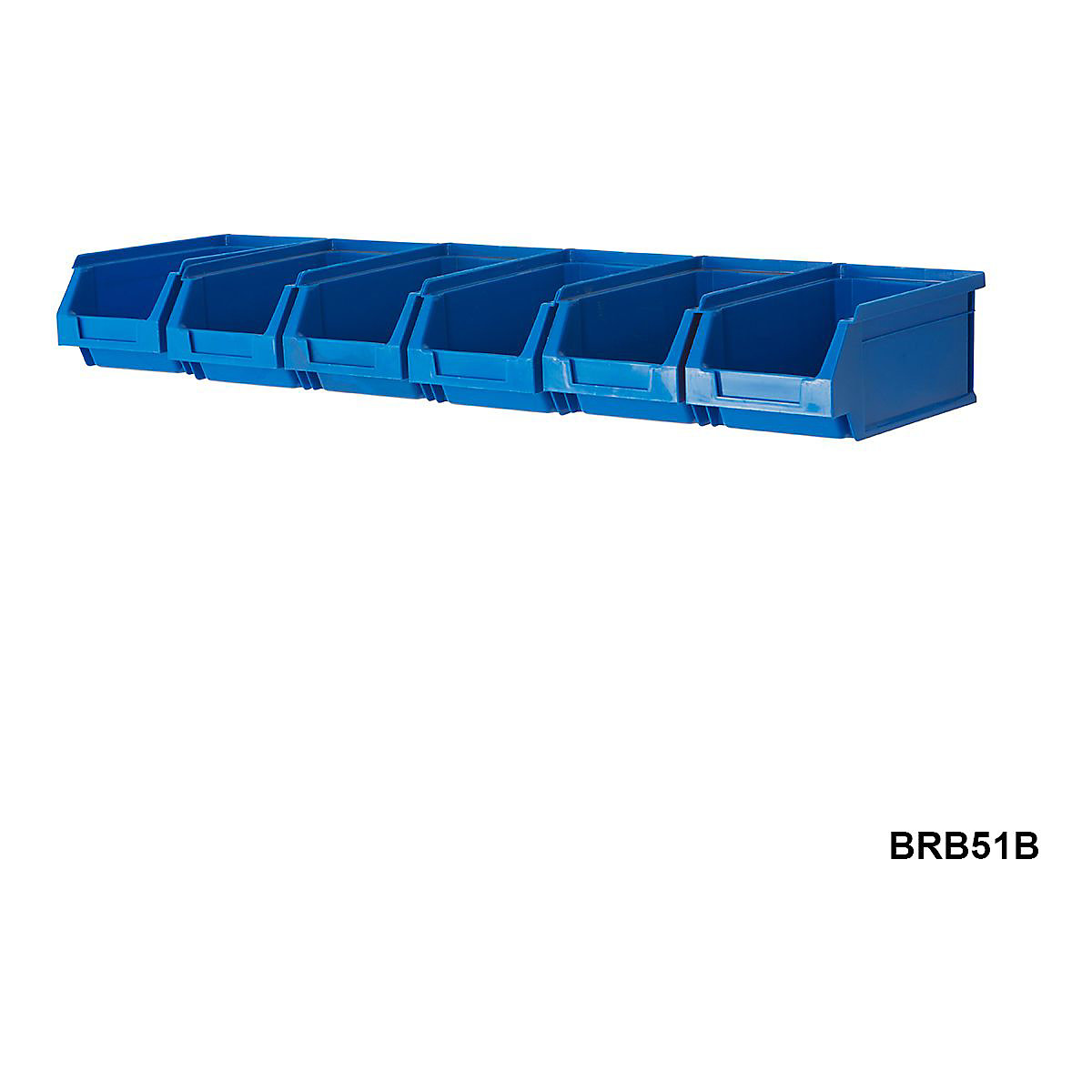 BiGDUG Wall Mounted Plastic Parts Bin Rail Kits (Product illustration 4)-3