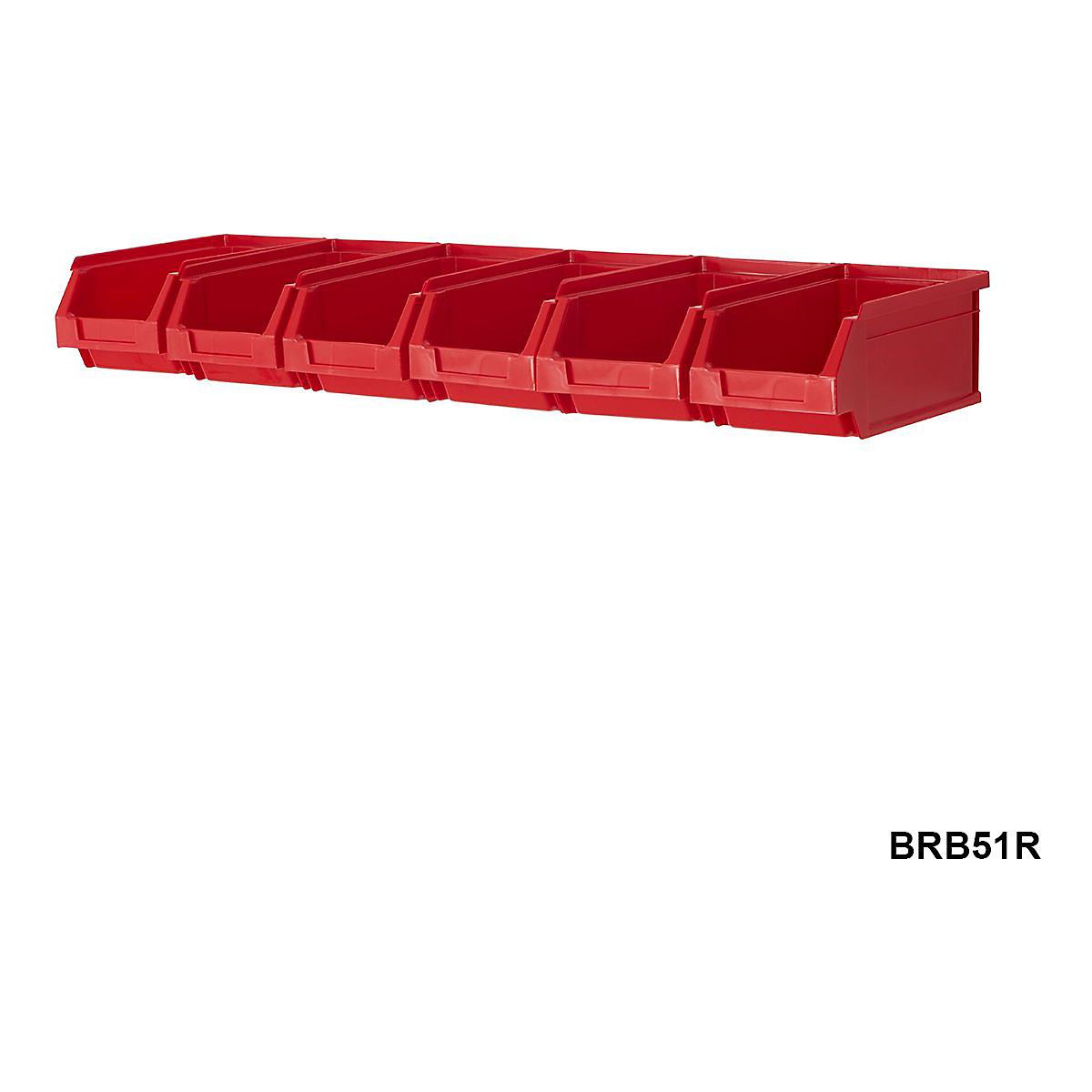 BiGDUG Wall Mounted Plastic Parts Bin Rail Kits (Product illustration 6)-5