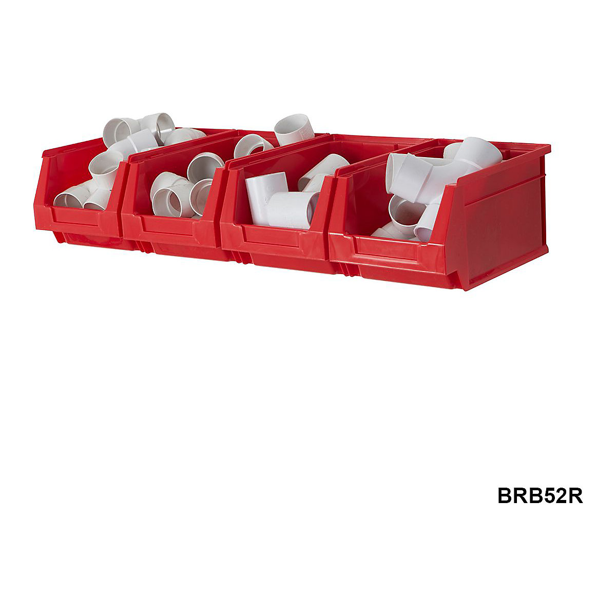 BiGDUG Wall Mounted Plastic Parts Bin Rail Kits (Product illustration 9)-8