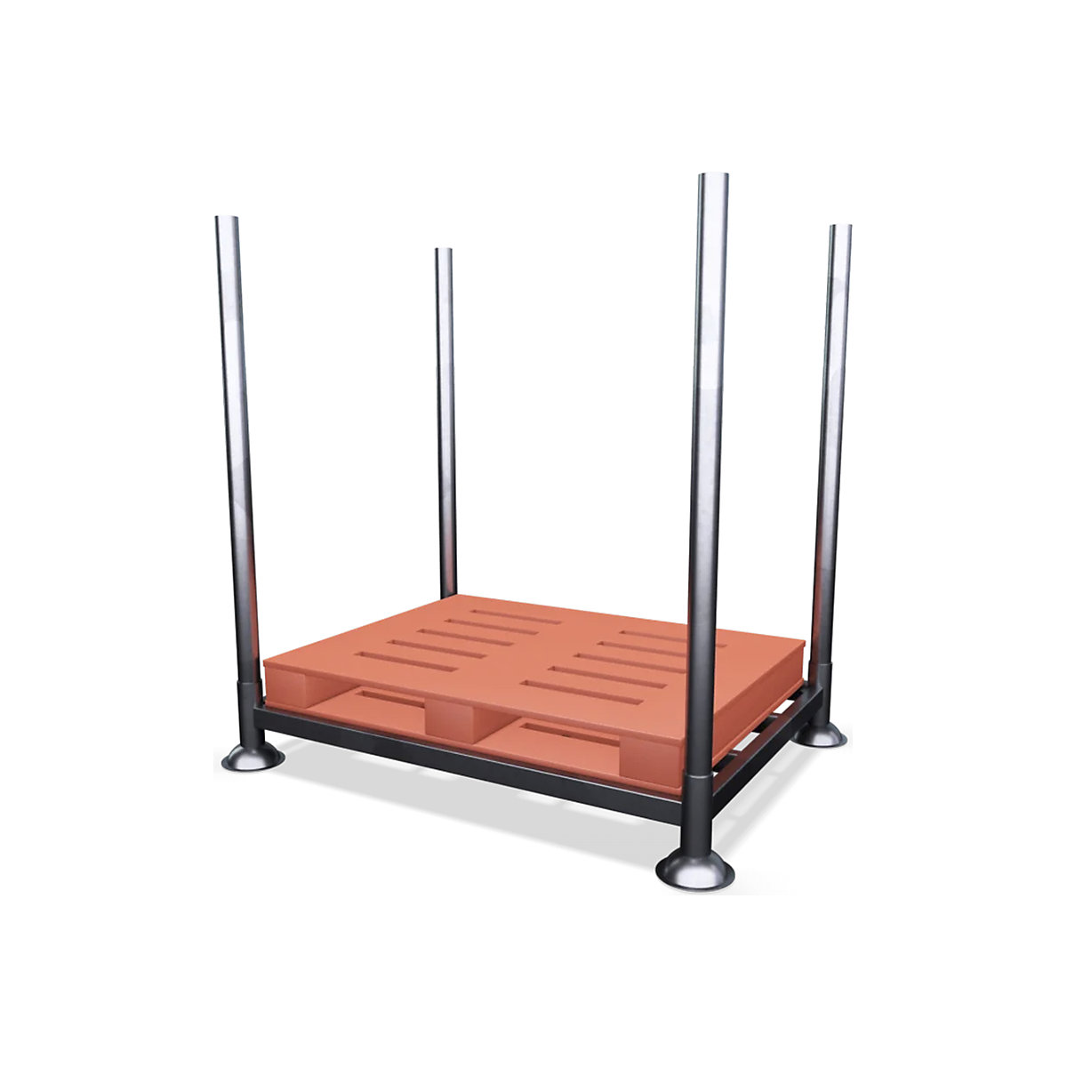 Heavy-Duty Galvanised Steel Post Pallet Stillages (Product illustration 3)-2