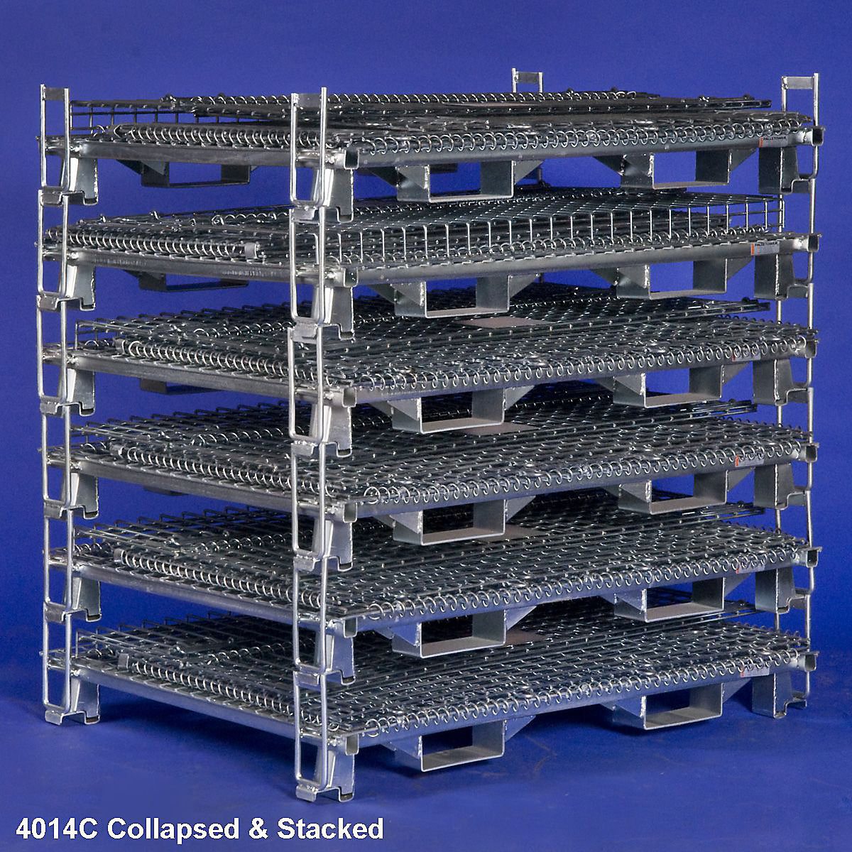 Heavy Duty Folding Pallet Cages (Product illustration 3)-2