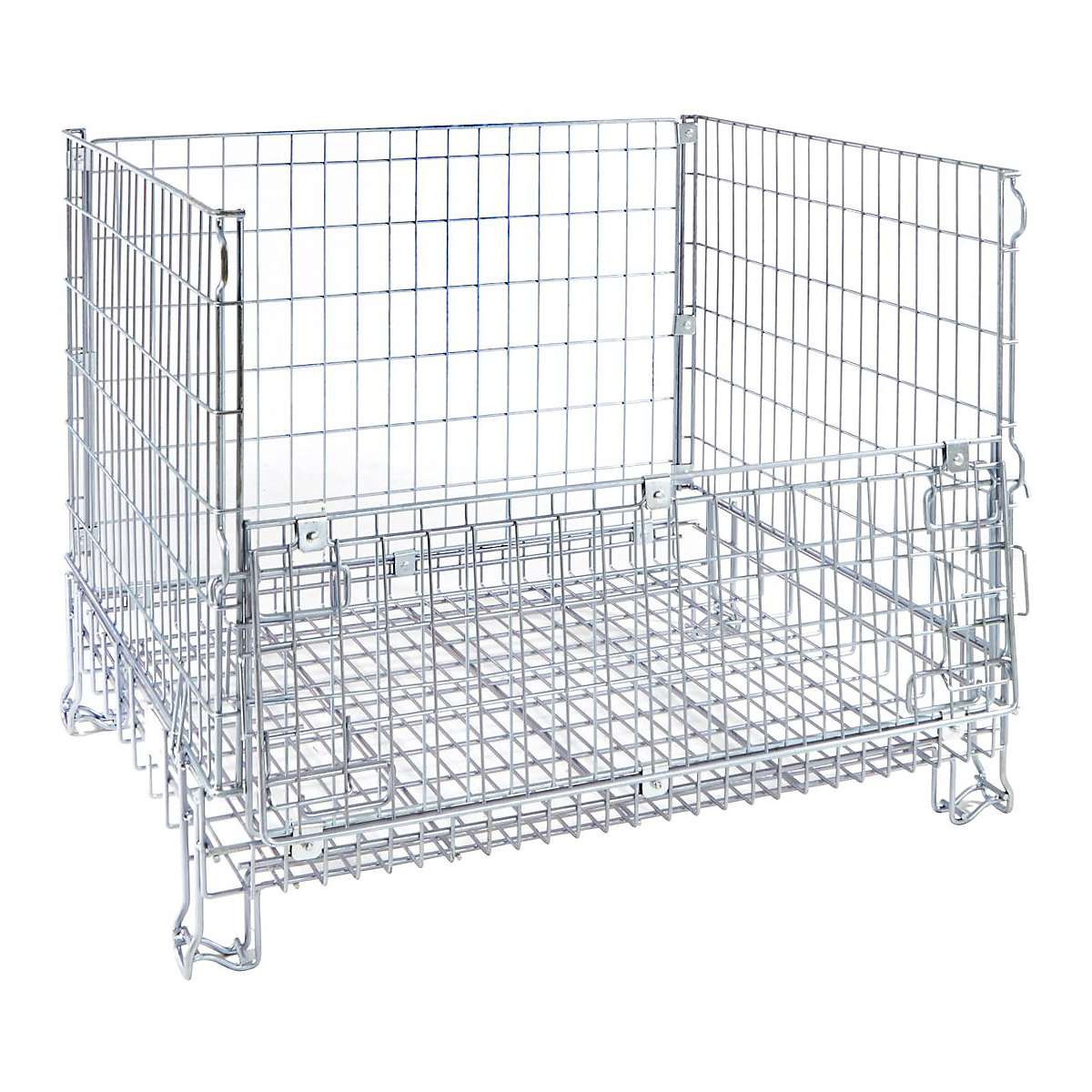 Standard Folding Pallet Cages, Standard Folding Pallet Cages, Standard Folding Pallet Cage | 1000h x 1200w x 1000d mm-0