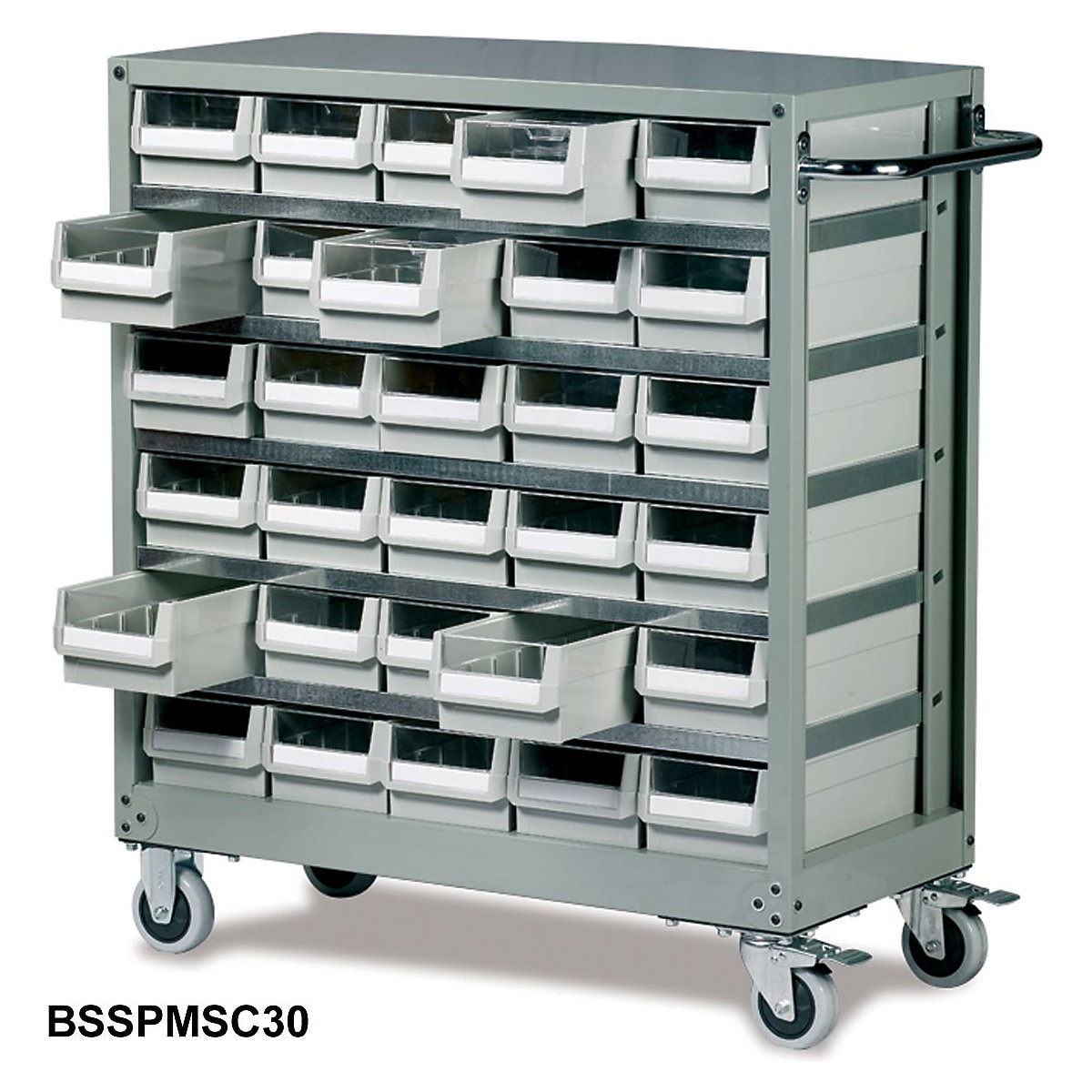 Small Parts Mobile Storage Cabinets (Product illustration 2)-1