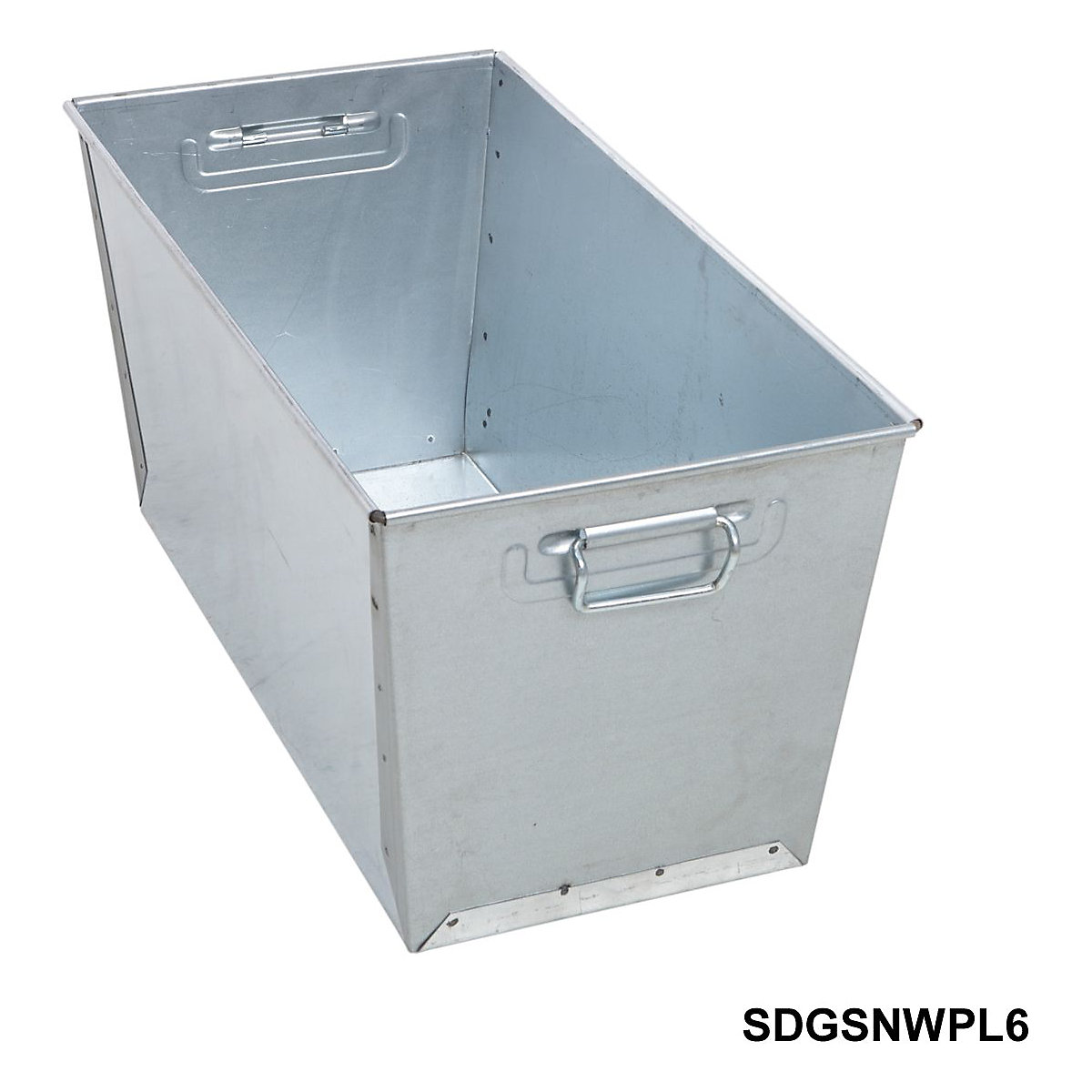 Galvanised Steel Nesting Work Pans Large, Galvanised Steel Nesting Work Pans Large, Galvanised Steel Nesting Work Pan Large 305h x 305w x 610d mm-3