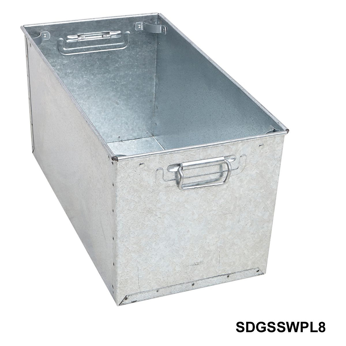 Galvanised Steel Stacking Work Pans Large, Galvanised Steel Stacking Work Pans Large, Galvanised Steel Stacking Work Pan Large 230h x 455w x 610d mm-2