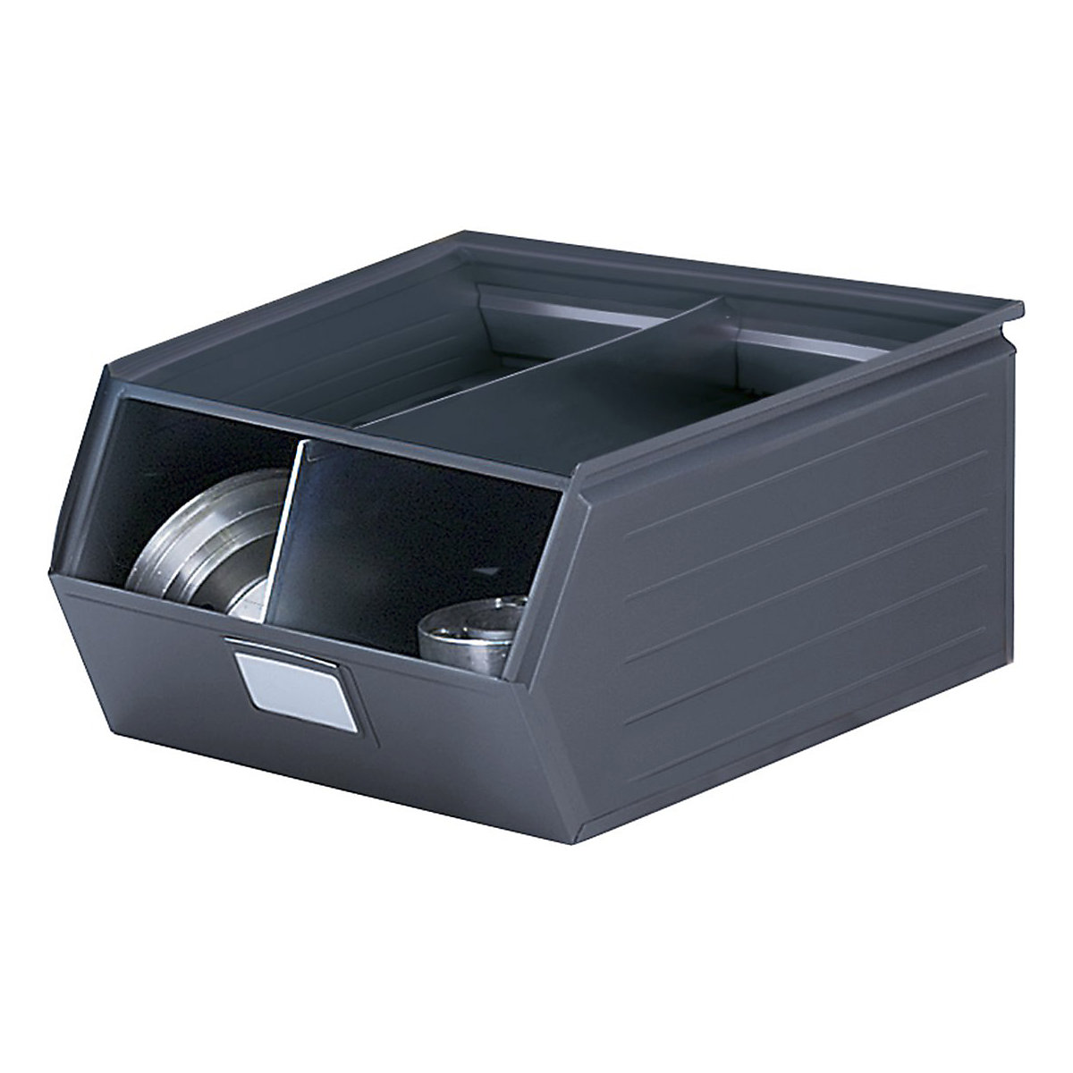 Metal Parts Bins with Grey Painted Finish, Metal Parts Bins with Grey Painted Finish, Metal Parts Bin | Grey | 300h x 450w x 700d mm-0