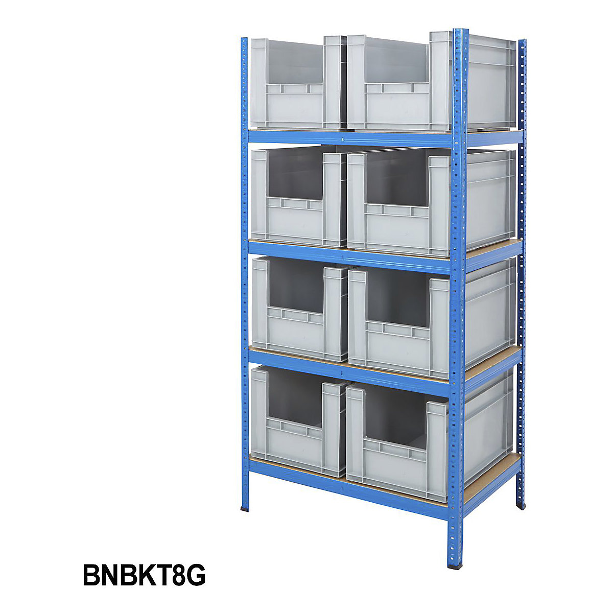BiGDUG Essentials Euro Stacking Pick Bin Shelving Kits (Product illustration 3)-2
