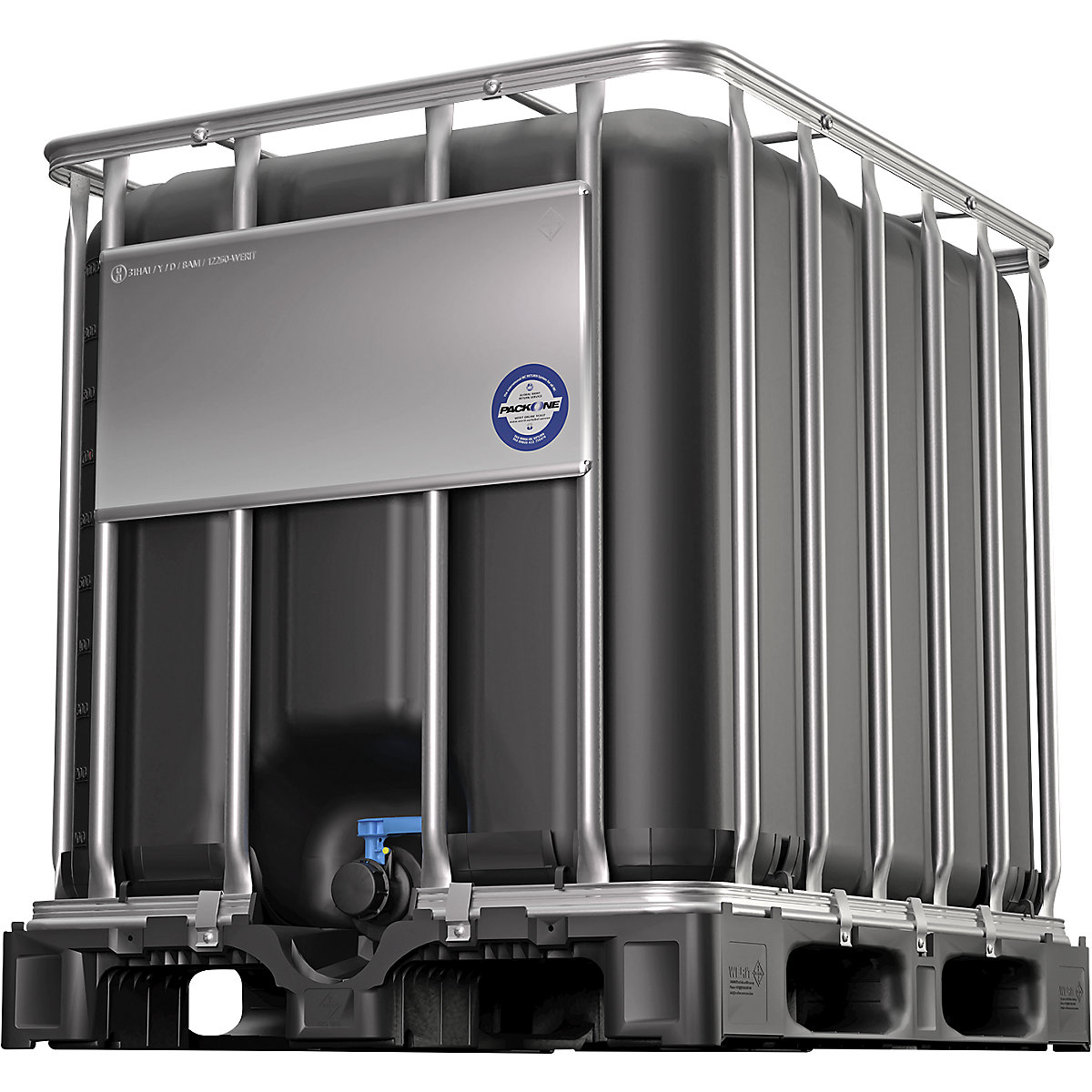 IBC container with UN approval, UV protection
