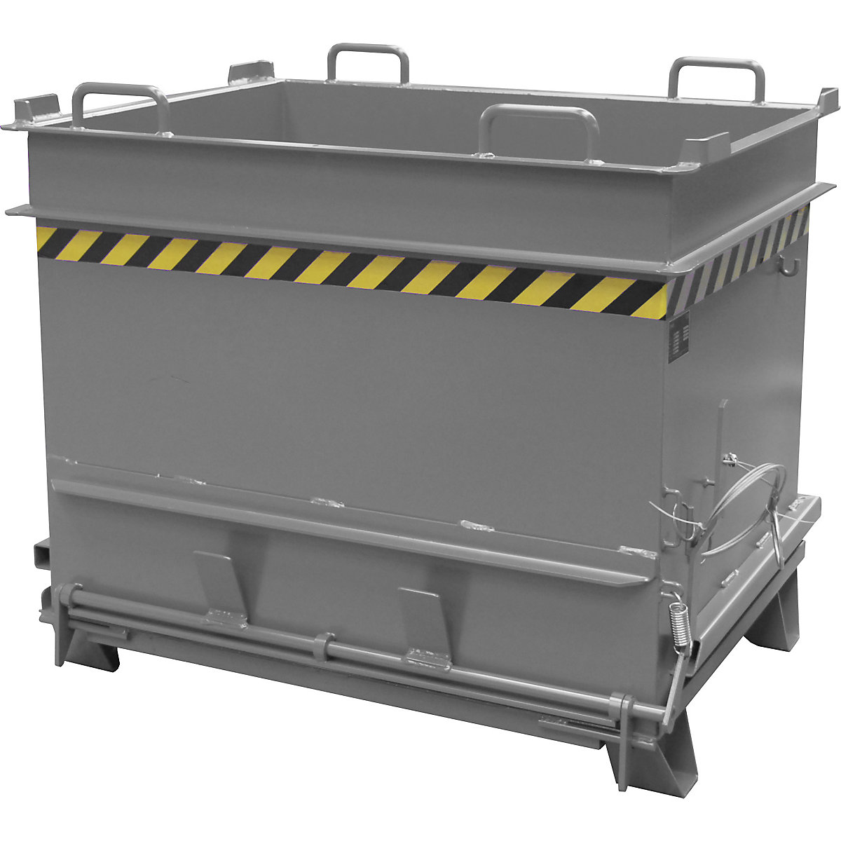 BC construction material container, with stone clamp release mechanism - eurokraft pro