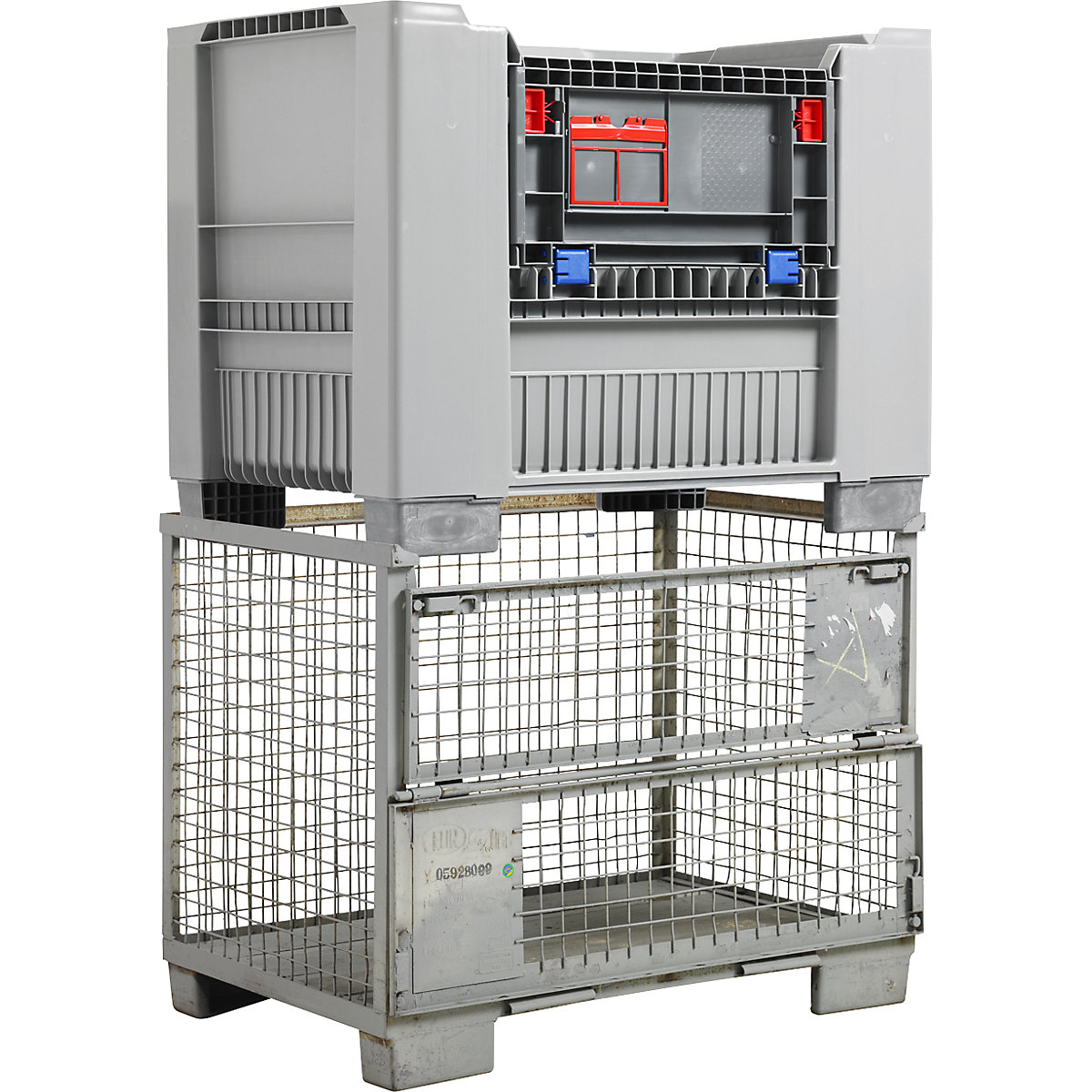 KUBO pallet box with side flap (Product illustration 5)-4