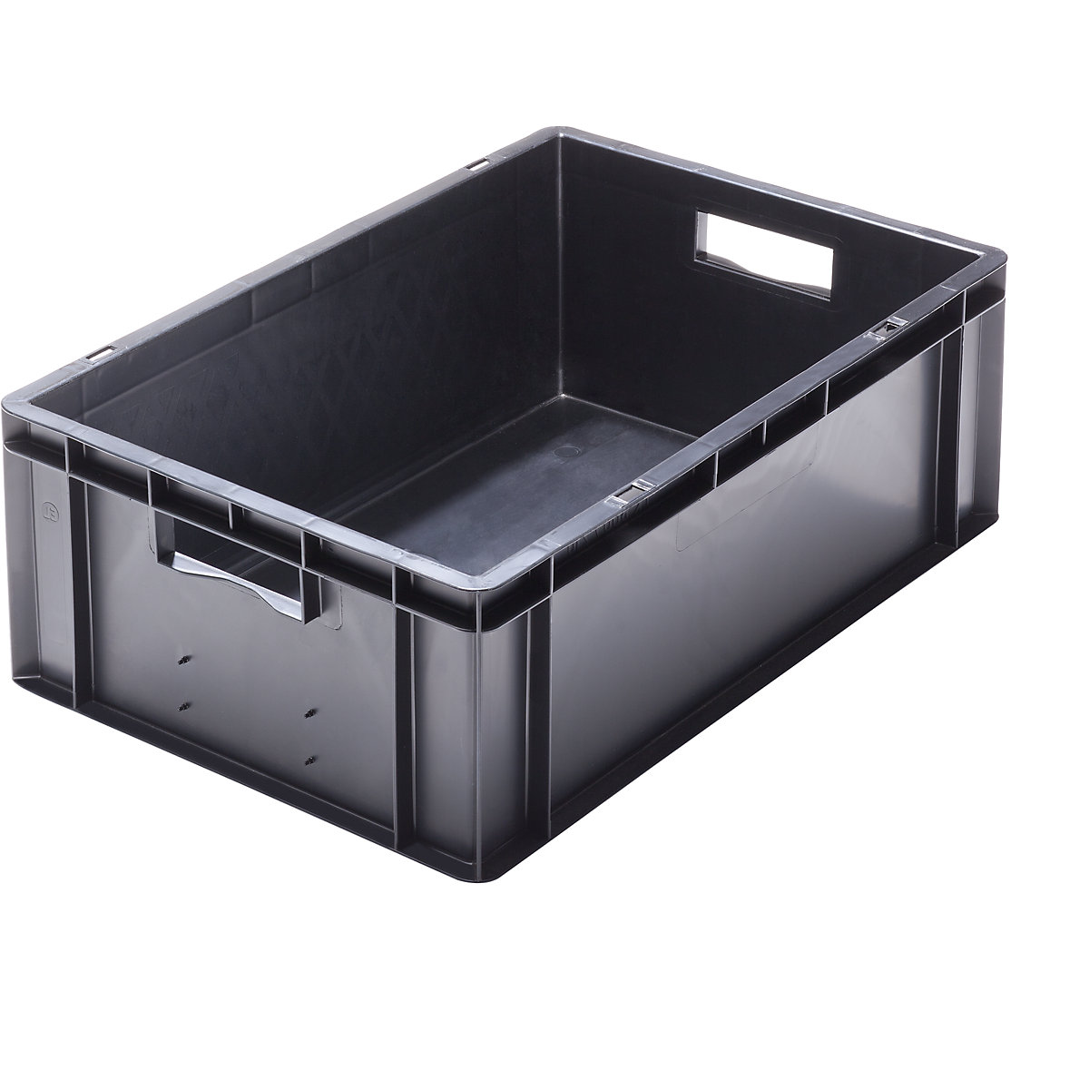 ESD stacking container made of polypropylene