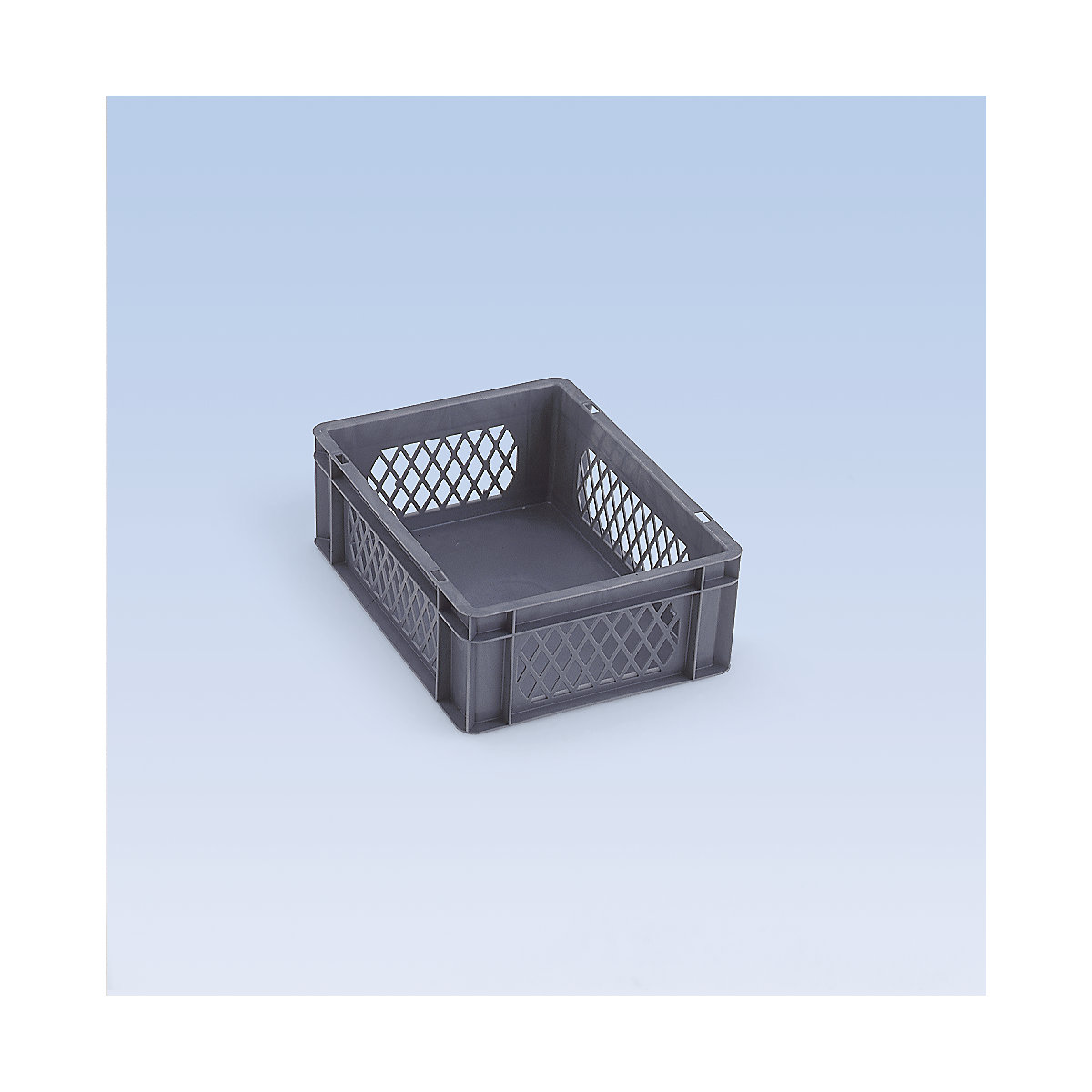 Euro stacking container, perforated walls, closed base (Product illustration 2)-1