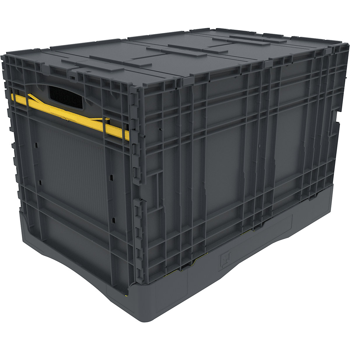 Folding container 64, without divider, with lid