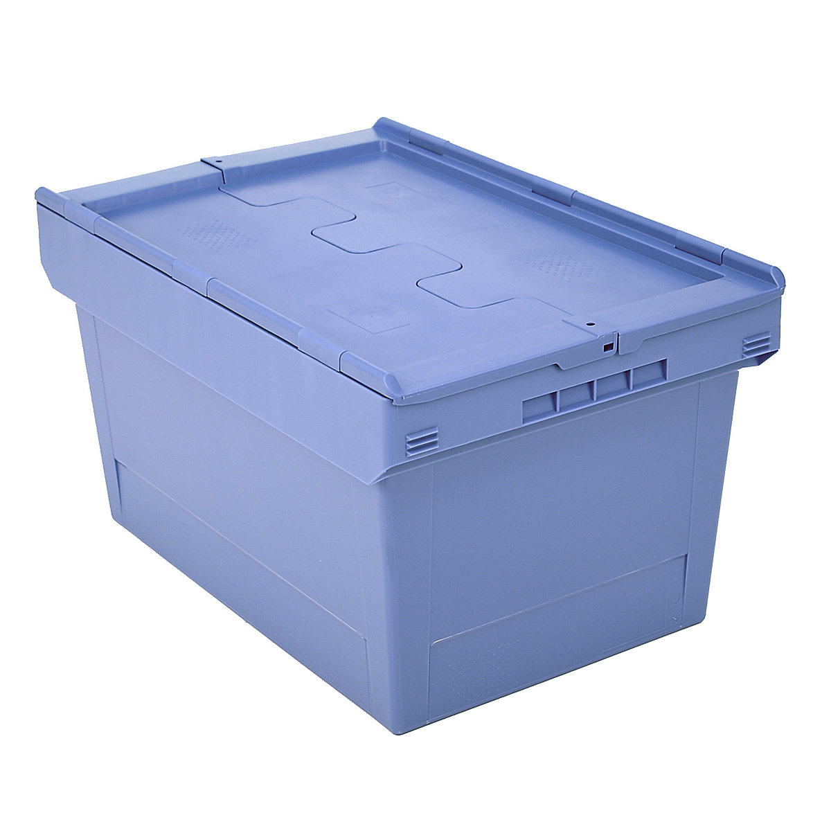 Reusable stacking container with folding lid – BITO (Product illustration 2)-1
