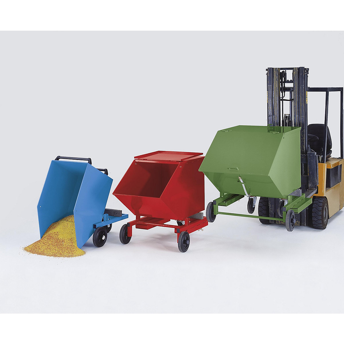 Tilting skip for bulk material – eurokraft pro (Product illustration 2)-1