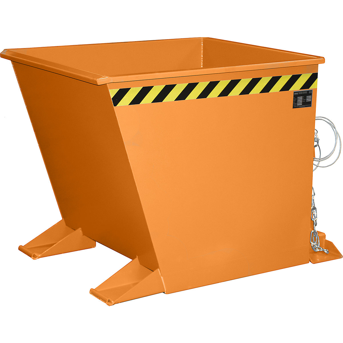 Tilting skip for chippings – eurokraft pro